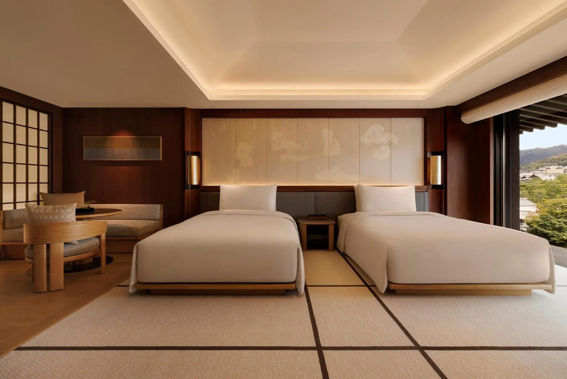Bedroom, Bed in Capella Kyoto