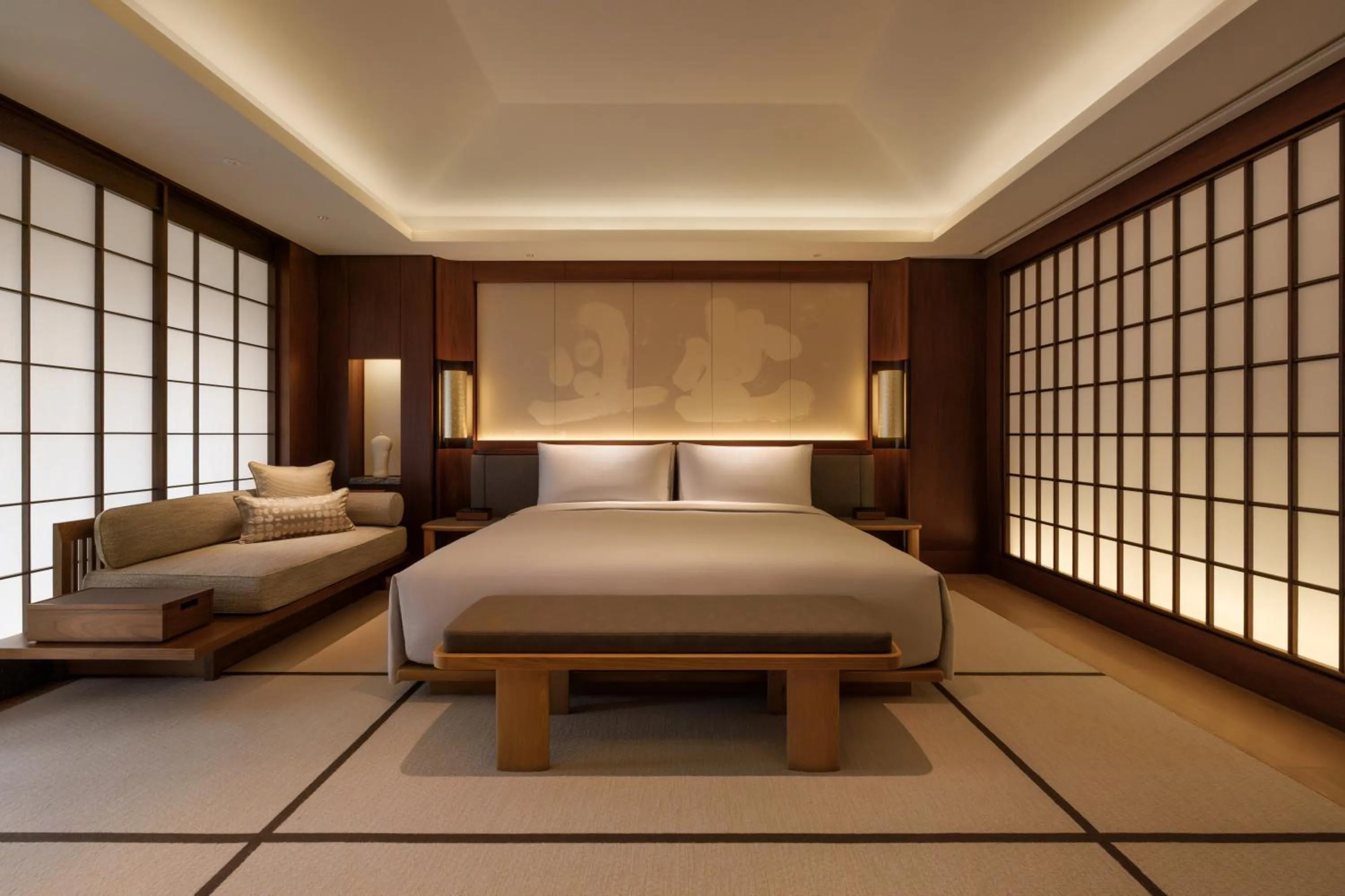 Bedroom, Bed in Capella Kyoto