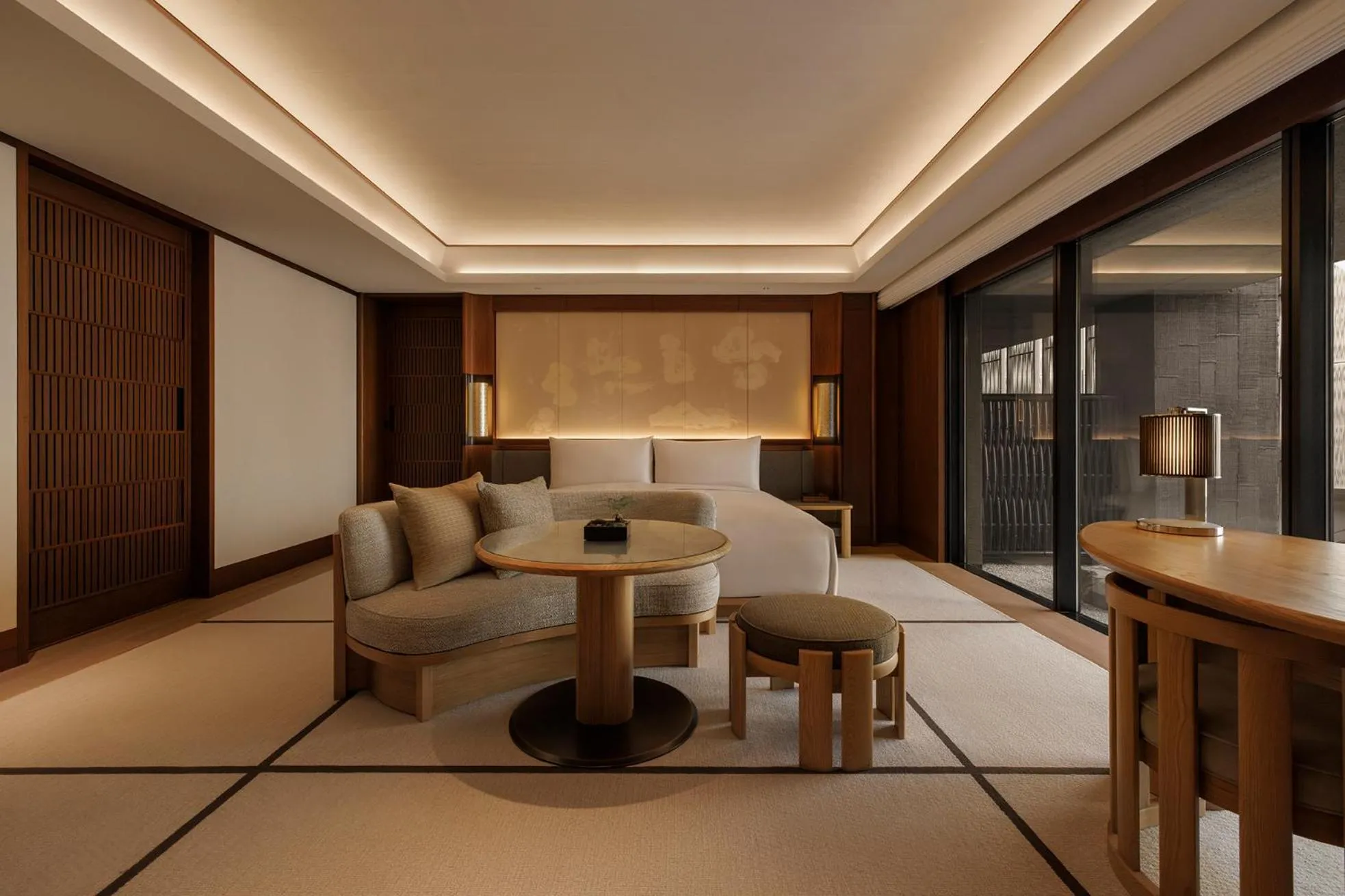 Bedroom in Capella Kyoto