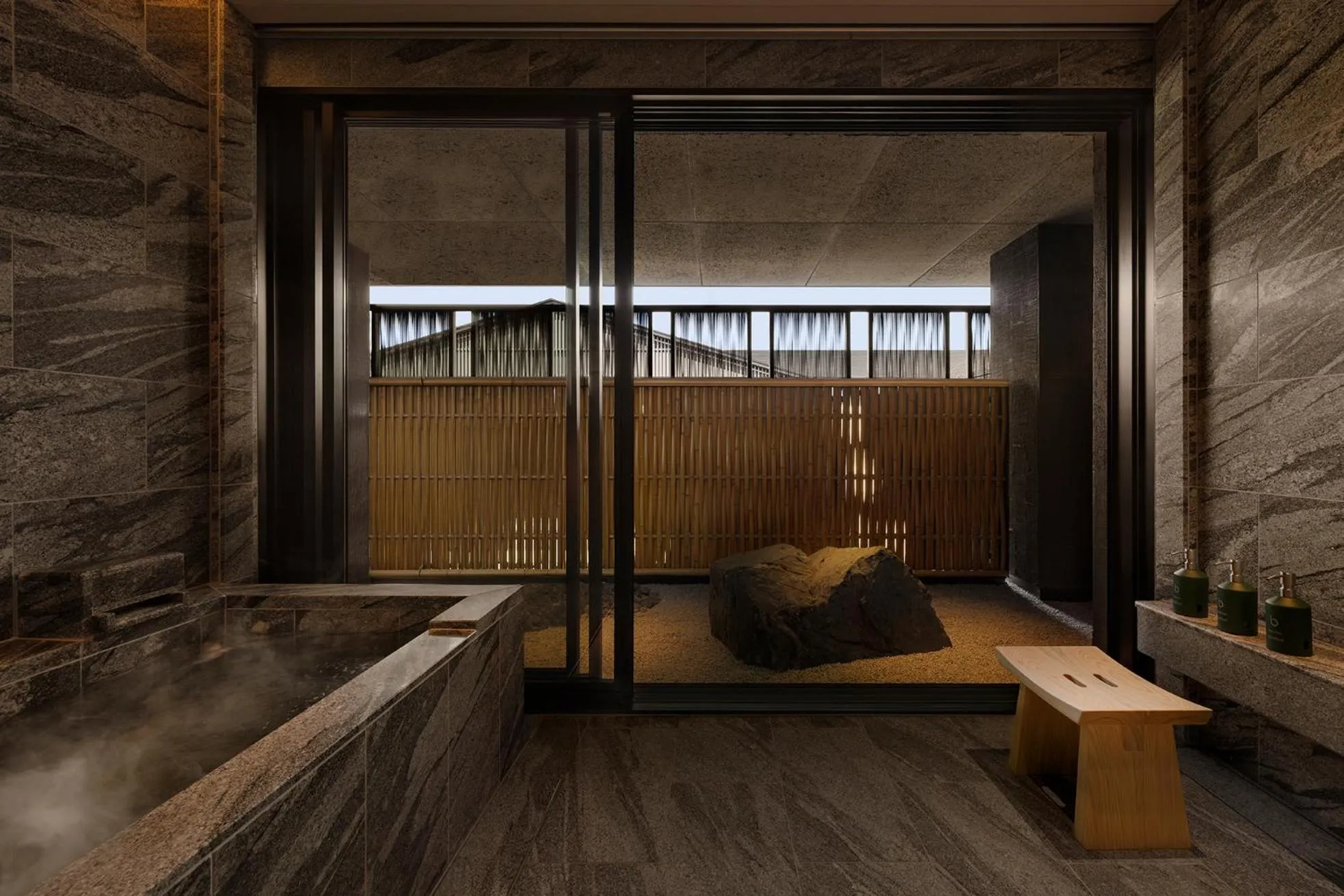 Hot Spring Bath in Capella Kyoto
