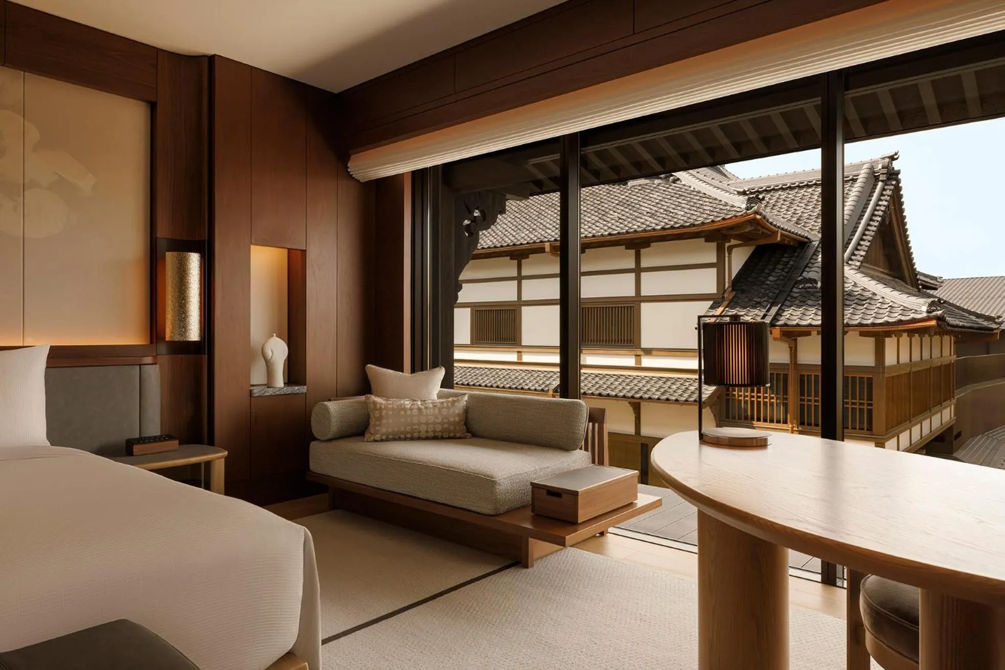 View (from property/room), Bed in Capella Kyoto