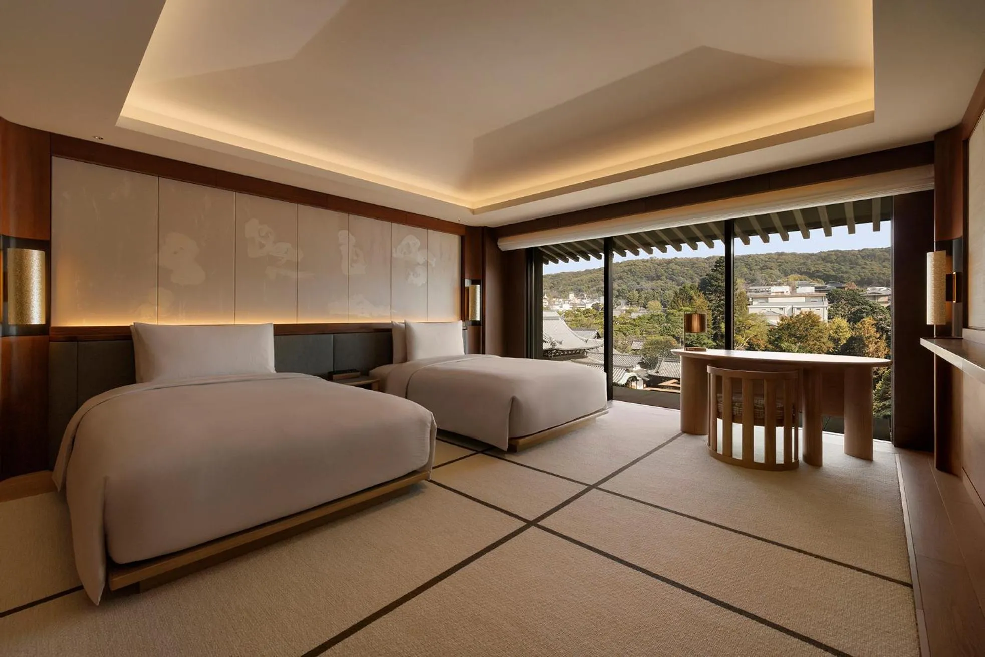 Bedroom, Bed in Capella Kyoto