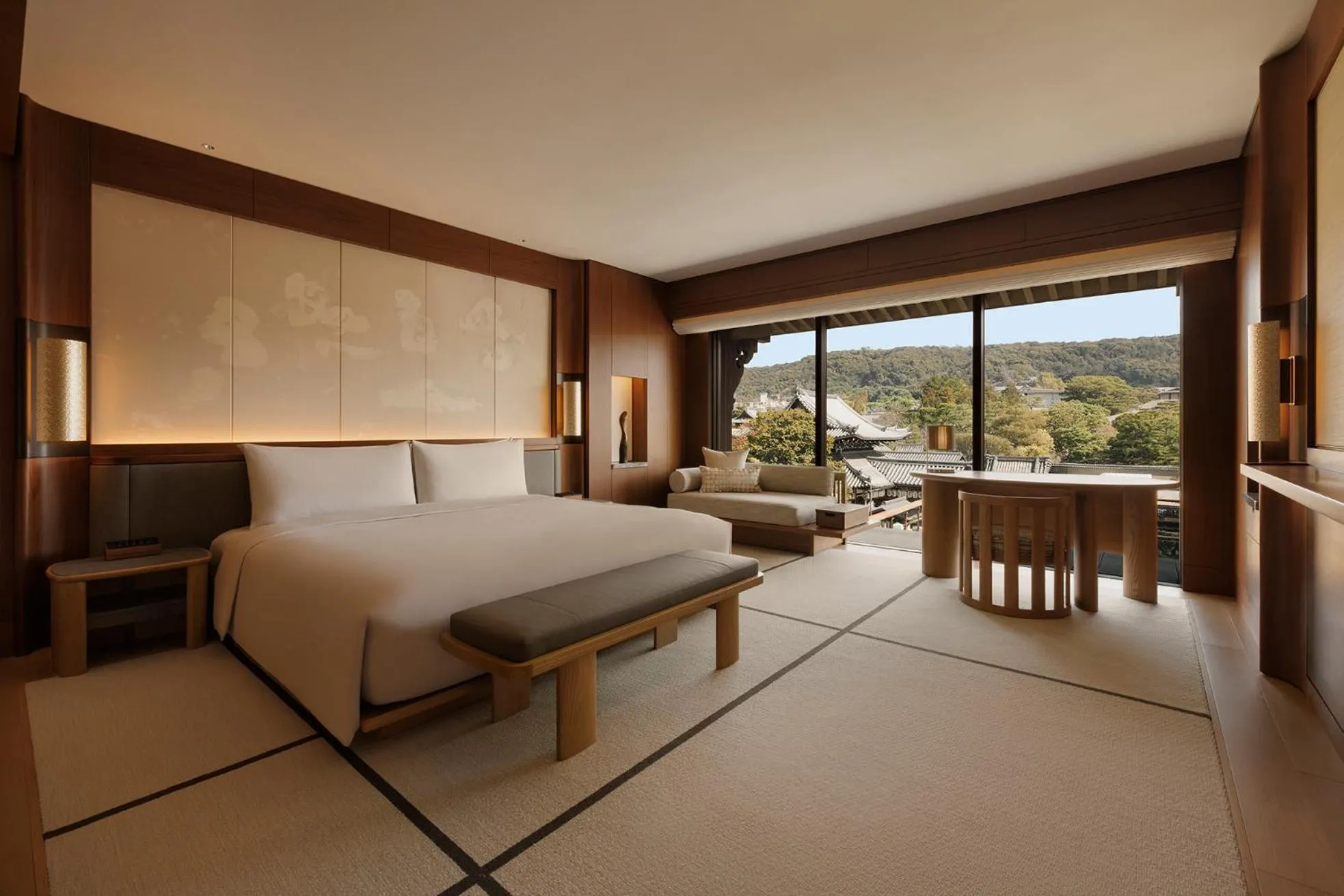 Bedroom, Bed in Capella Kyoto