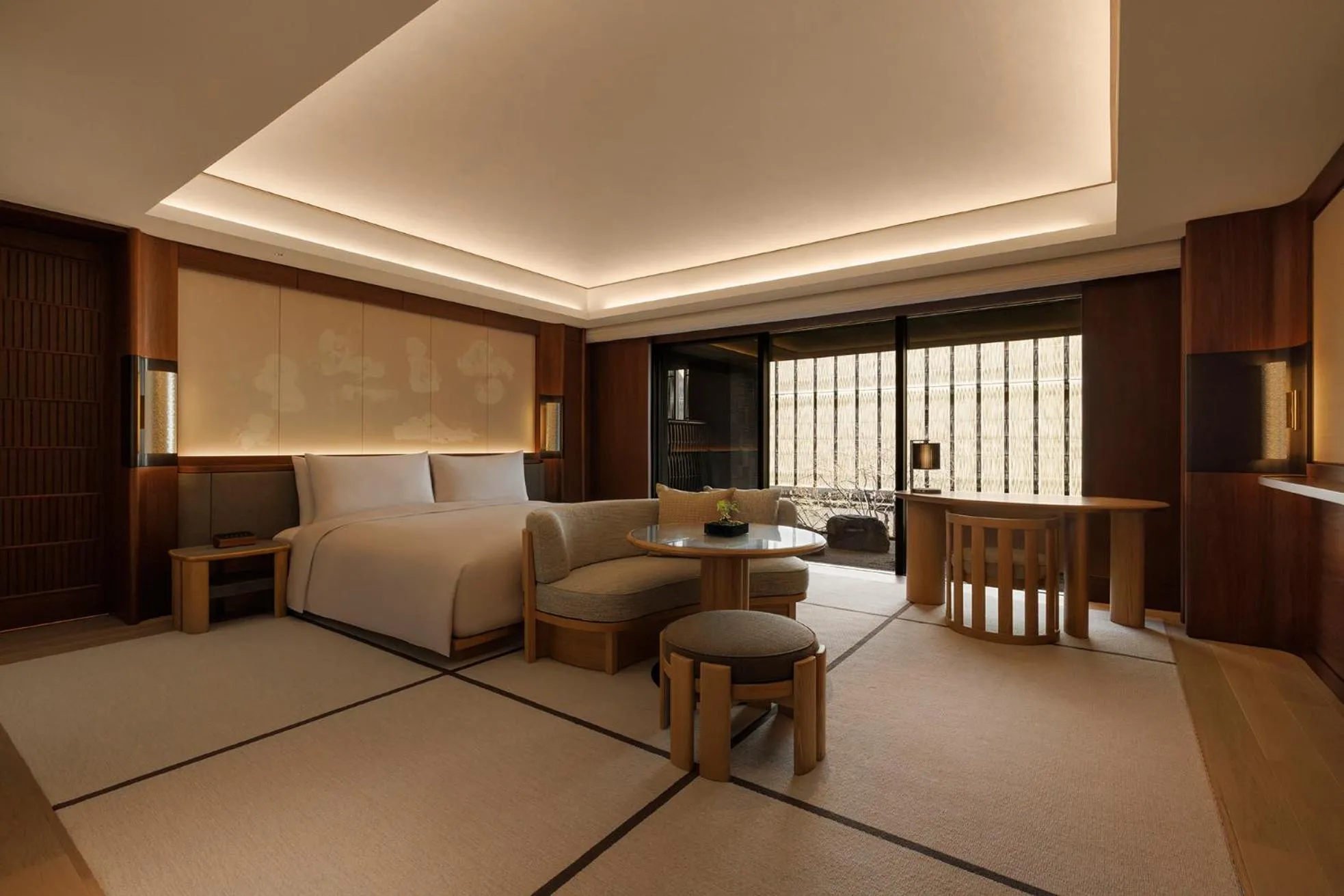 Bedroom, Bed in Capella Kyoto