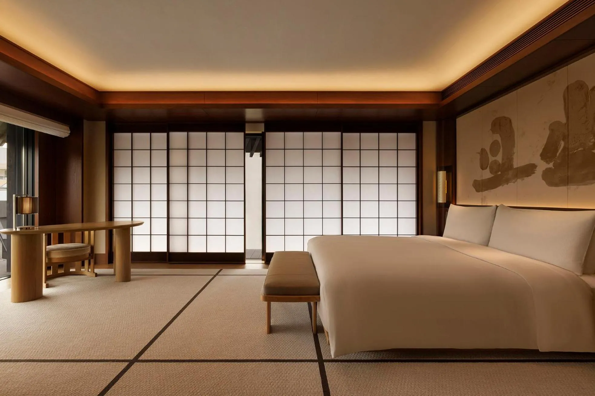 Bedroom, Bed in Capella Kyoto
