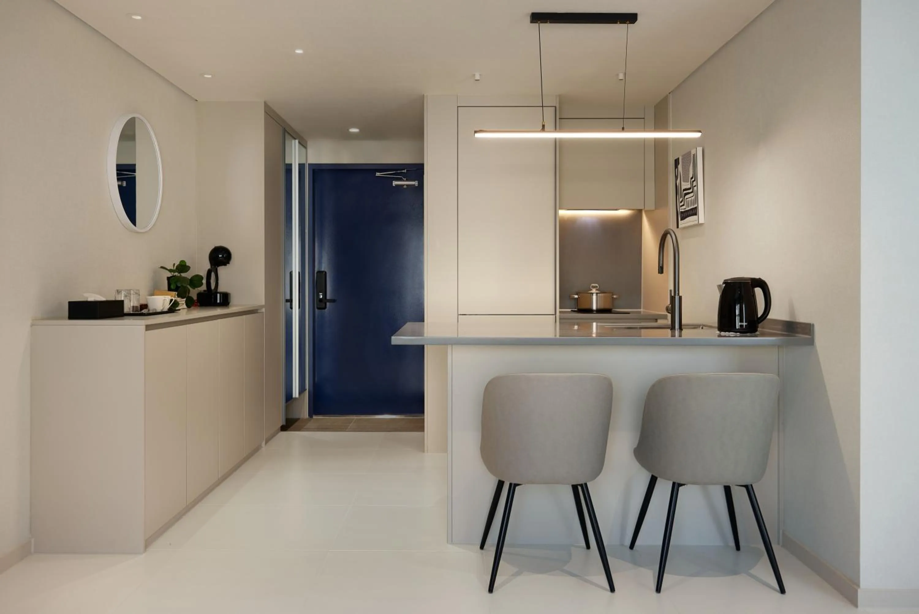 Kitchen or kitchenette in Yeouido Park Hotel