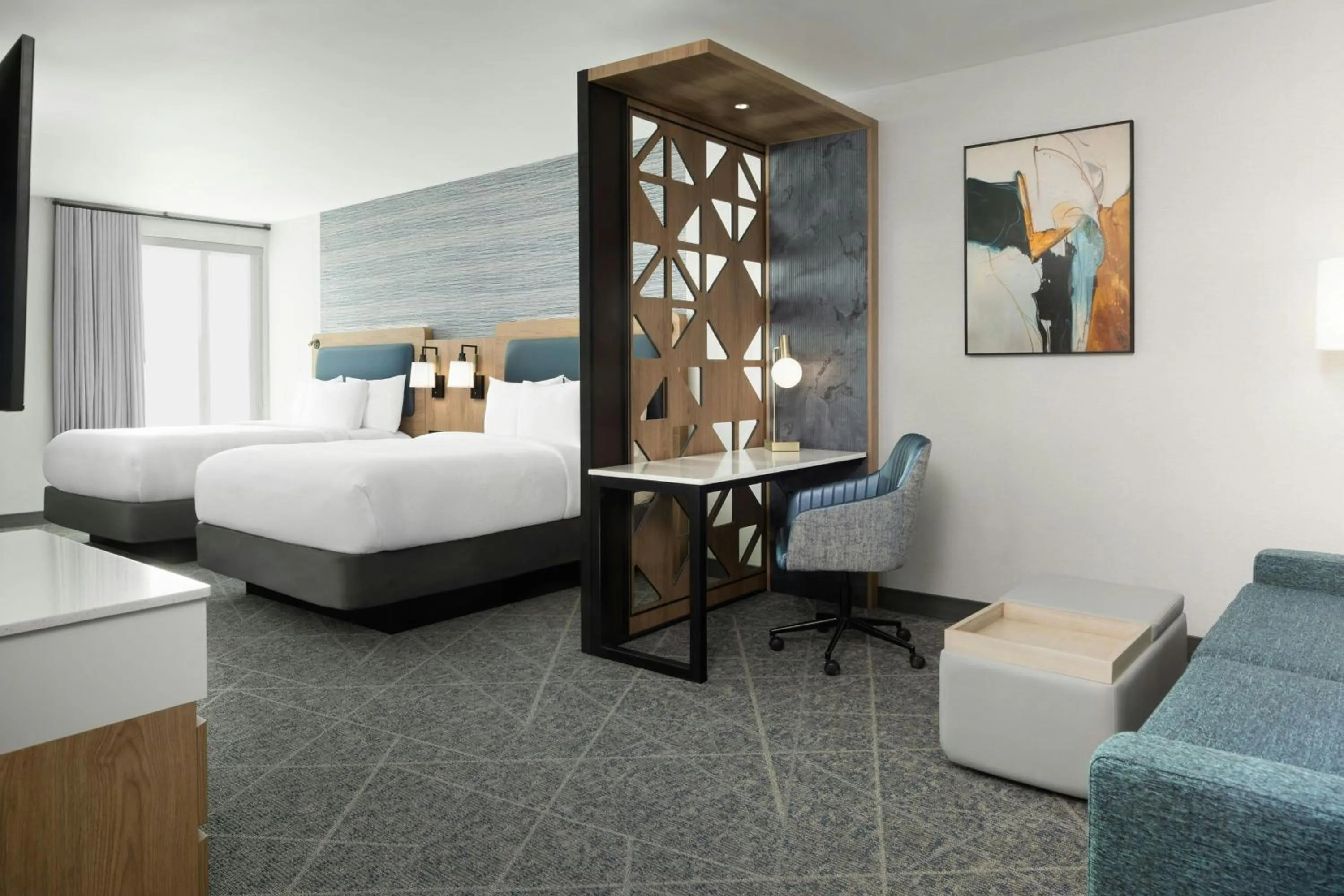 Photo of the whole room, Bed in SpringHill Suites by Marriott Atlanta Covington
