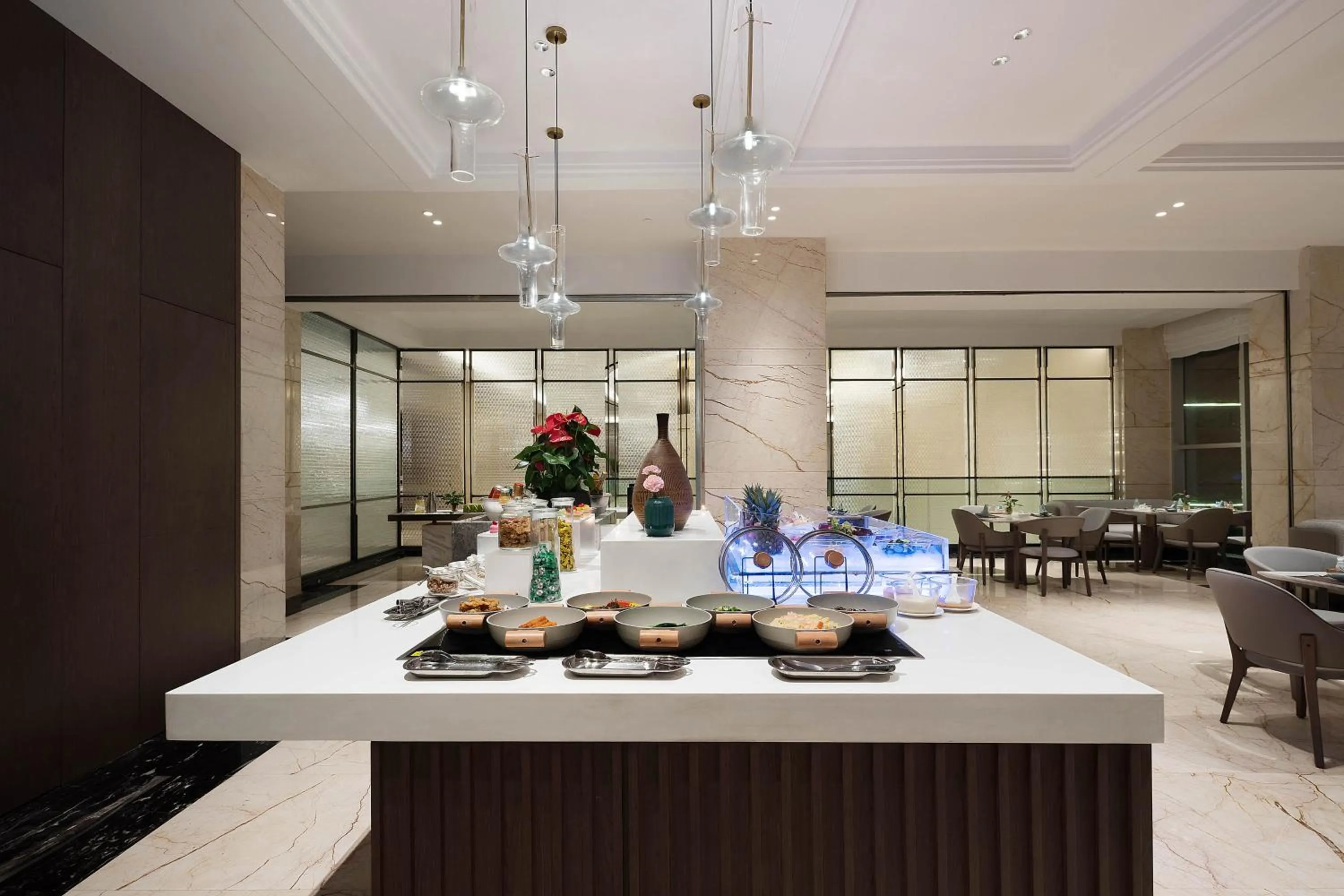 Seating area in Crowne Plaza Dujiangyan by IHG