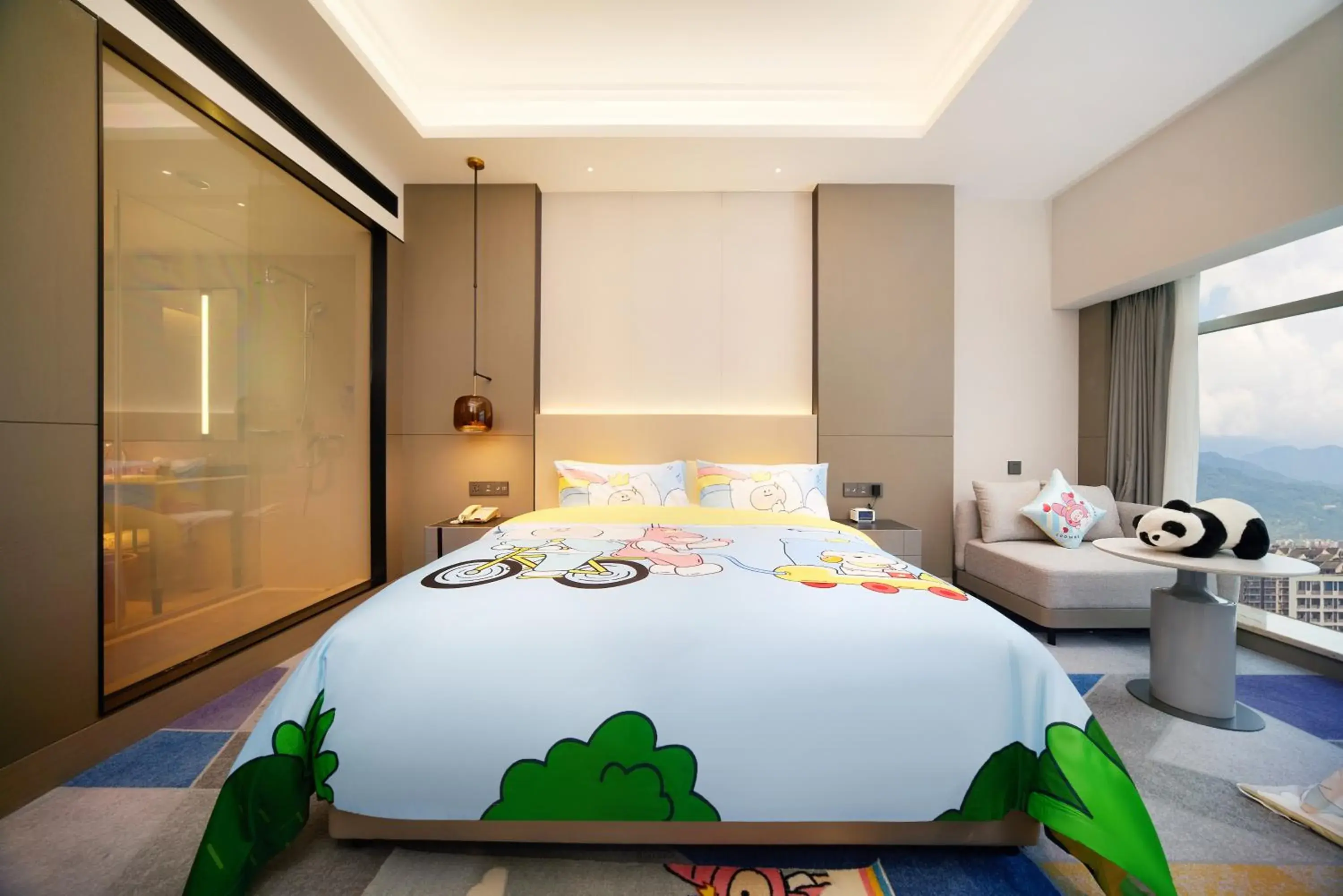 Bedroom, Bed in Crowne Plaza Dujiangyan by IHG Bedroom, Bed in Crowne Plaza Dujiangyan by IHG