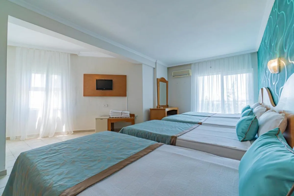 Bed in Club Sun Paradise Hotel