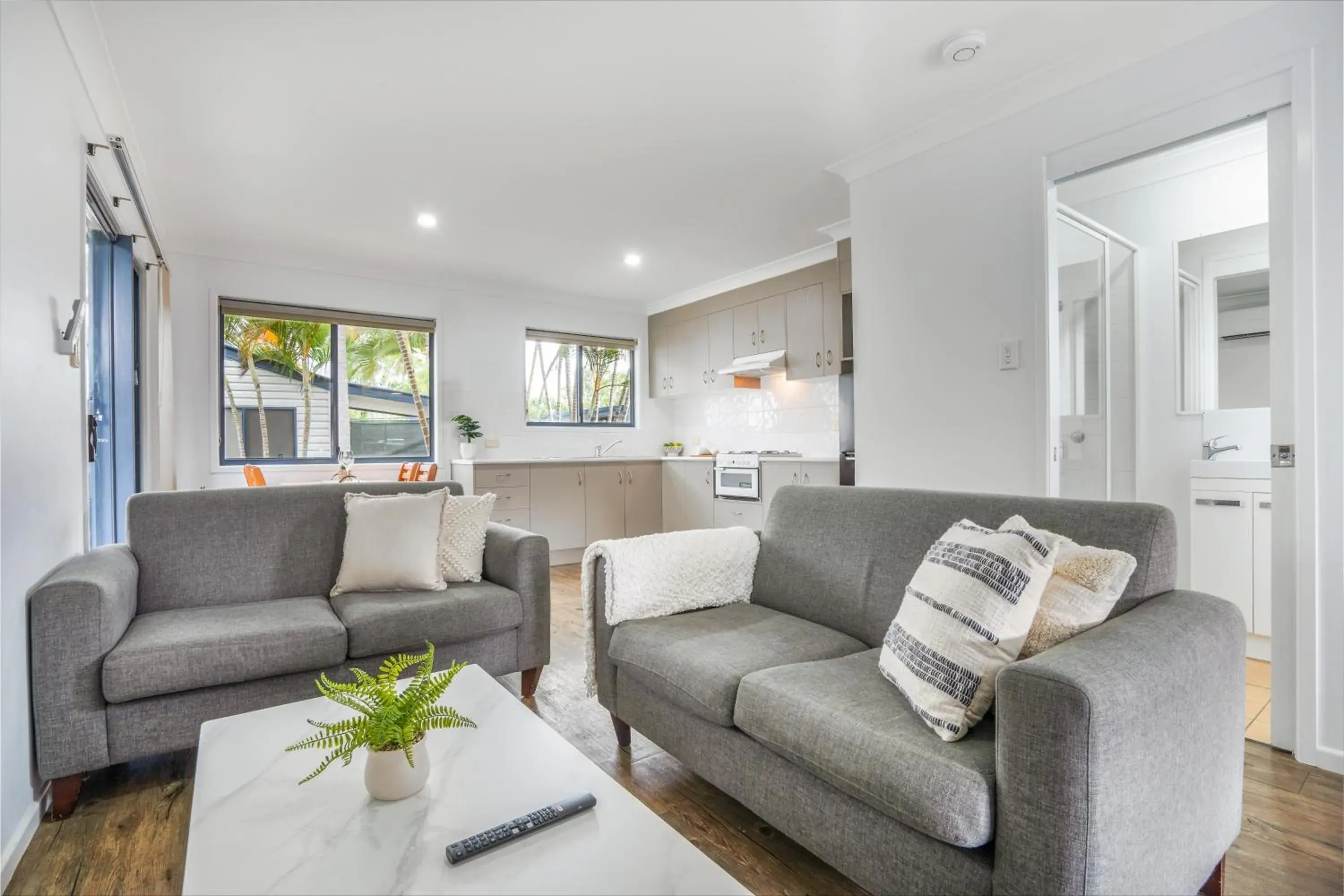 Deluxe Two-Bedroom Cabin in Tasman Holiday Parks - Fraser Coast Deluxe Two-Bedroom Cabin in Tasman Holiday Parks - Fraser Coast