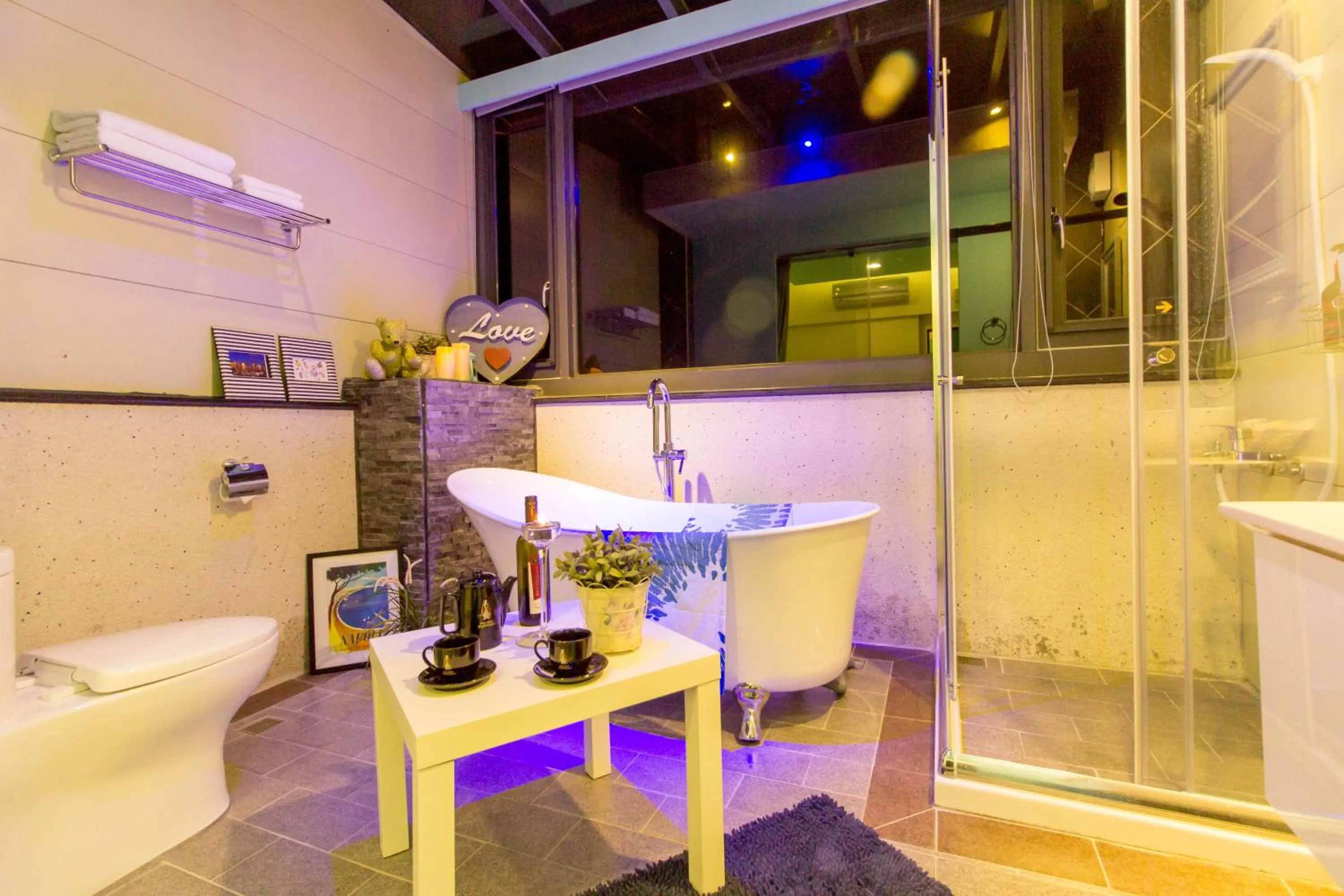 Bathroom in 宜蘭I Do主題電梯民宿