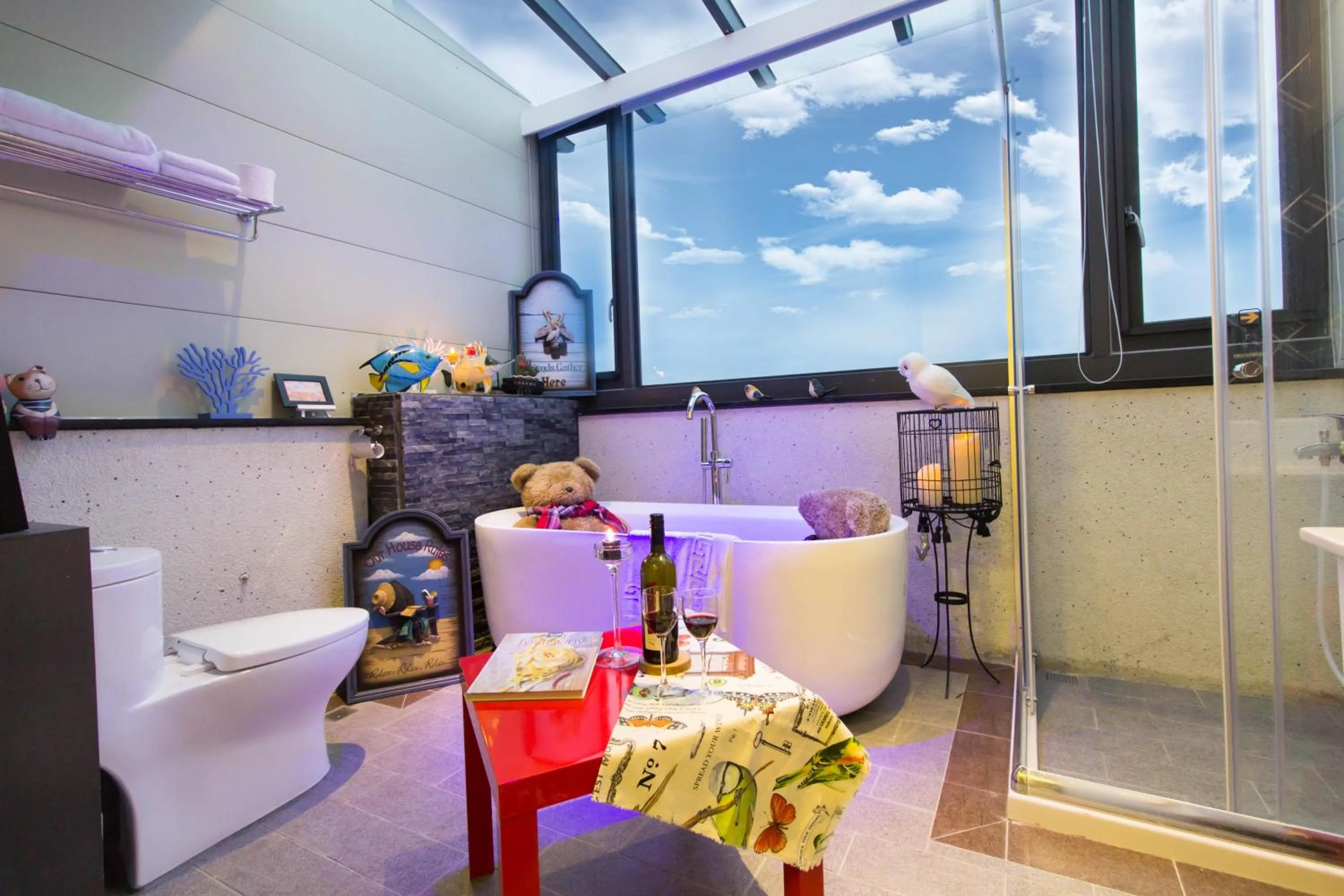 Bathroom in 宜蘭I Do主題電梯民宿