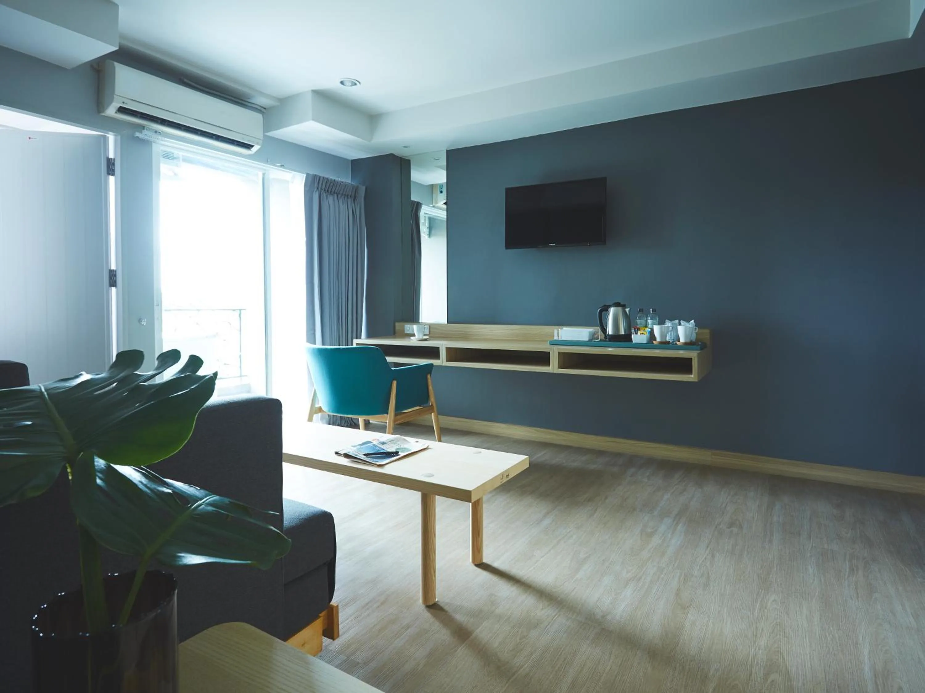 Living room in Theorie Hotel Sukhumvit 107 by Tolani - SHA Extra Plus