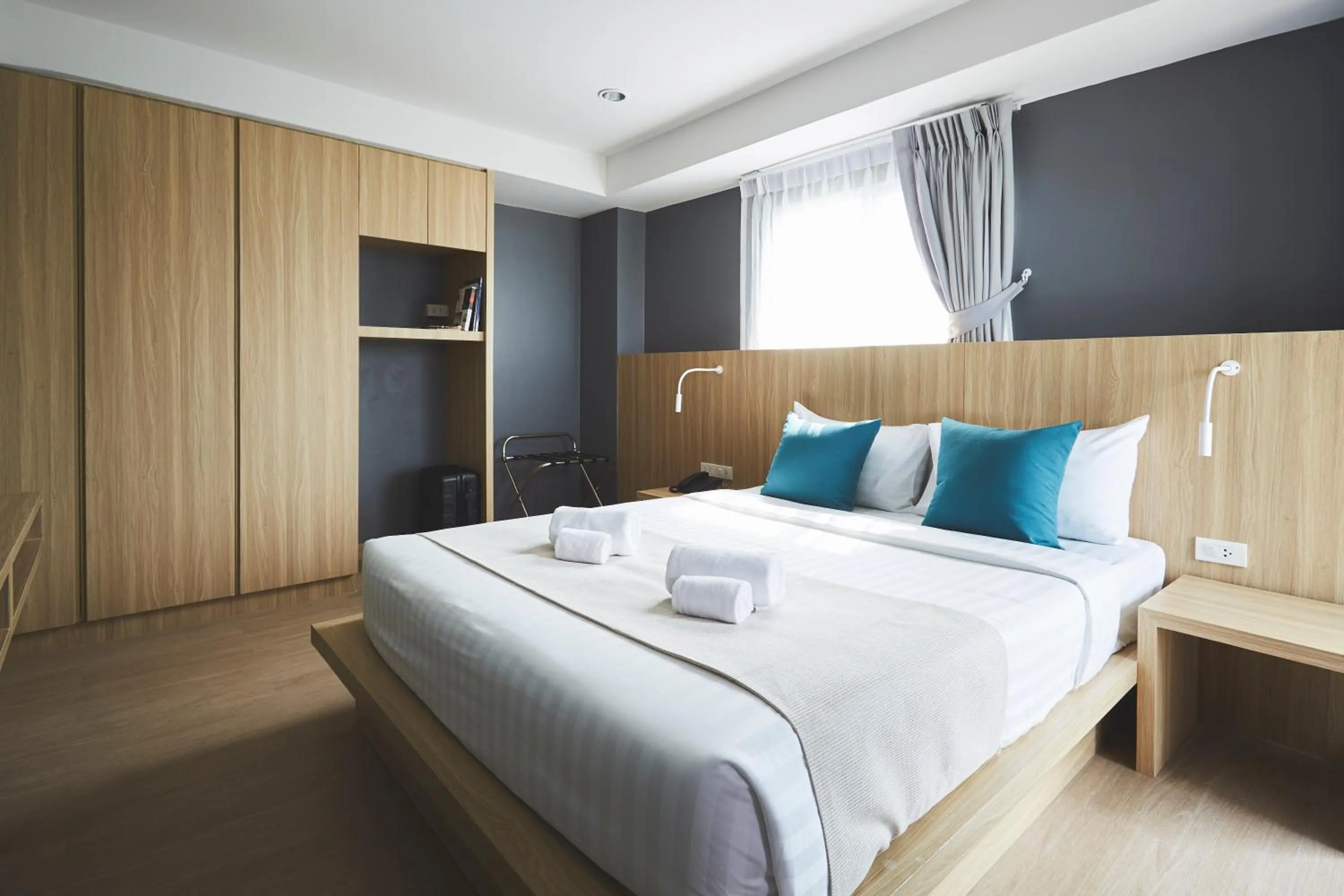 Bed in Theorie Hotel Sukhumvit 107 by Tolani - SHA Extra Plus