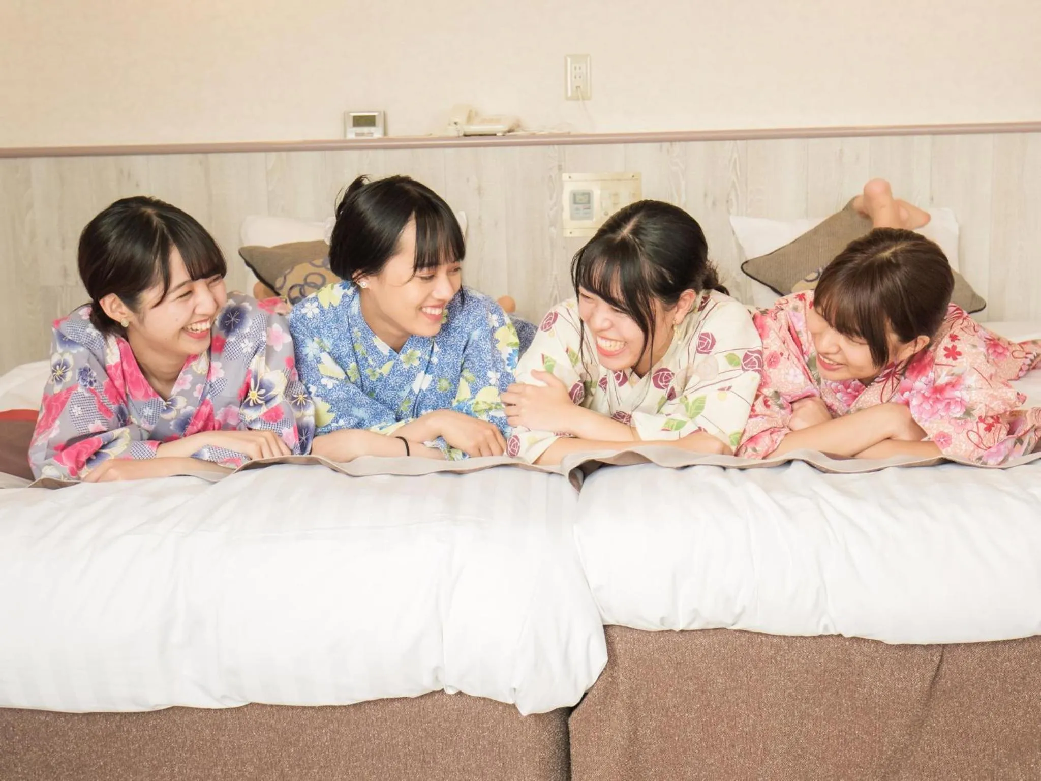 Day, Bed in Hotel Areaone Hiroshima Wing