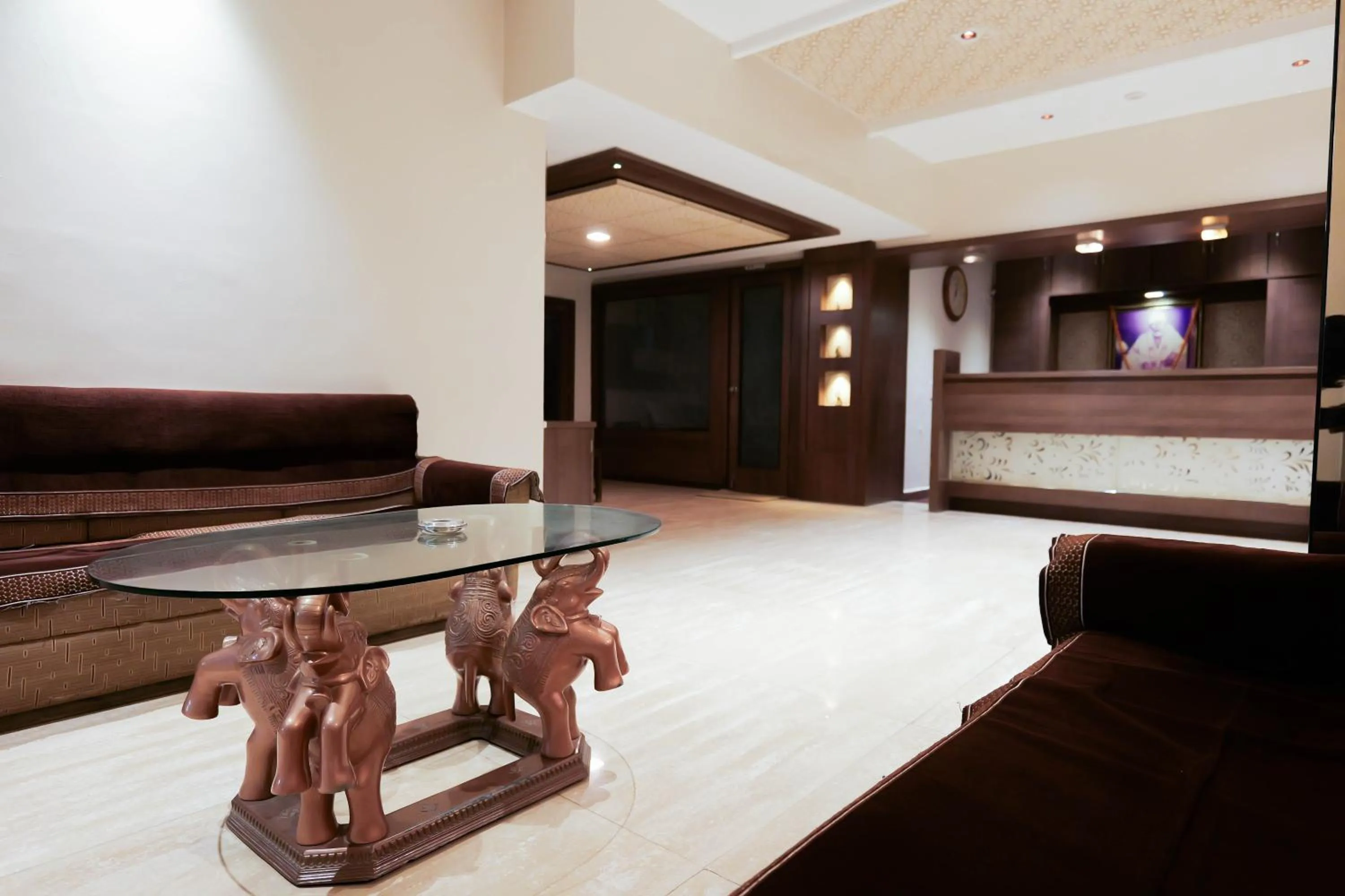 Lobby or reception in Hotel Laxmi Palace