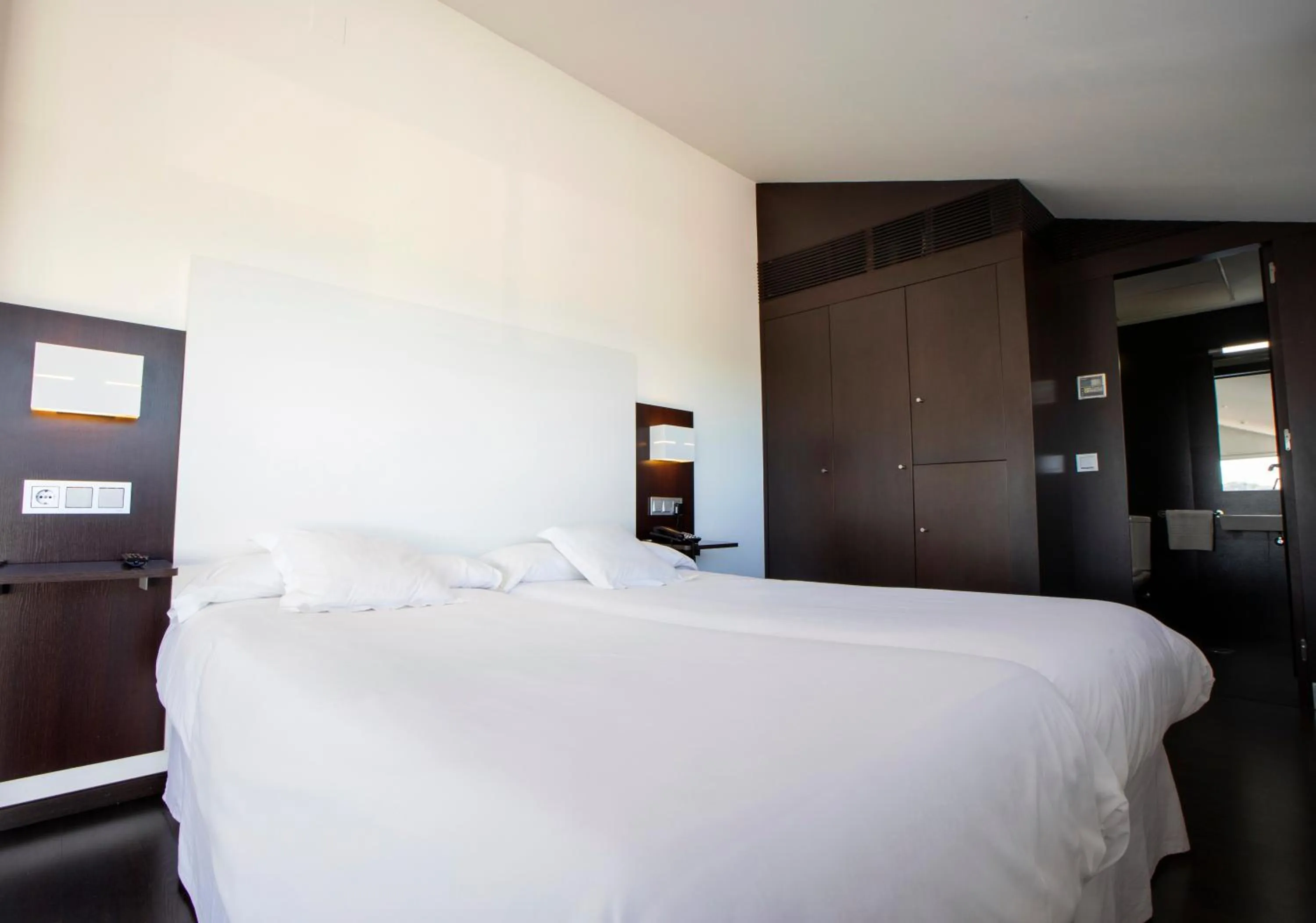 Bed in Hotel Rural Las Monteras