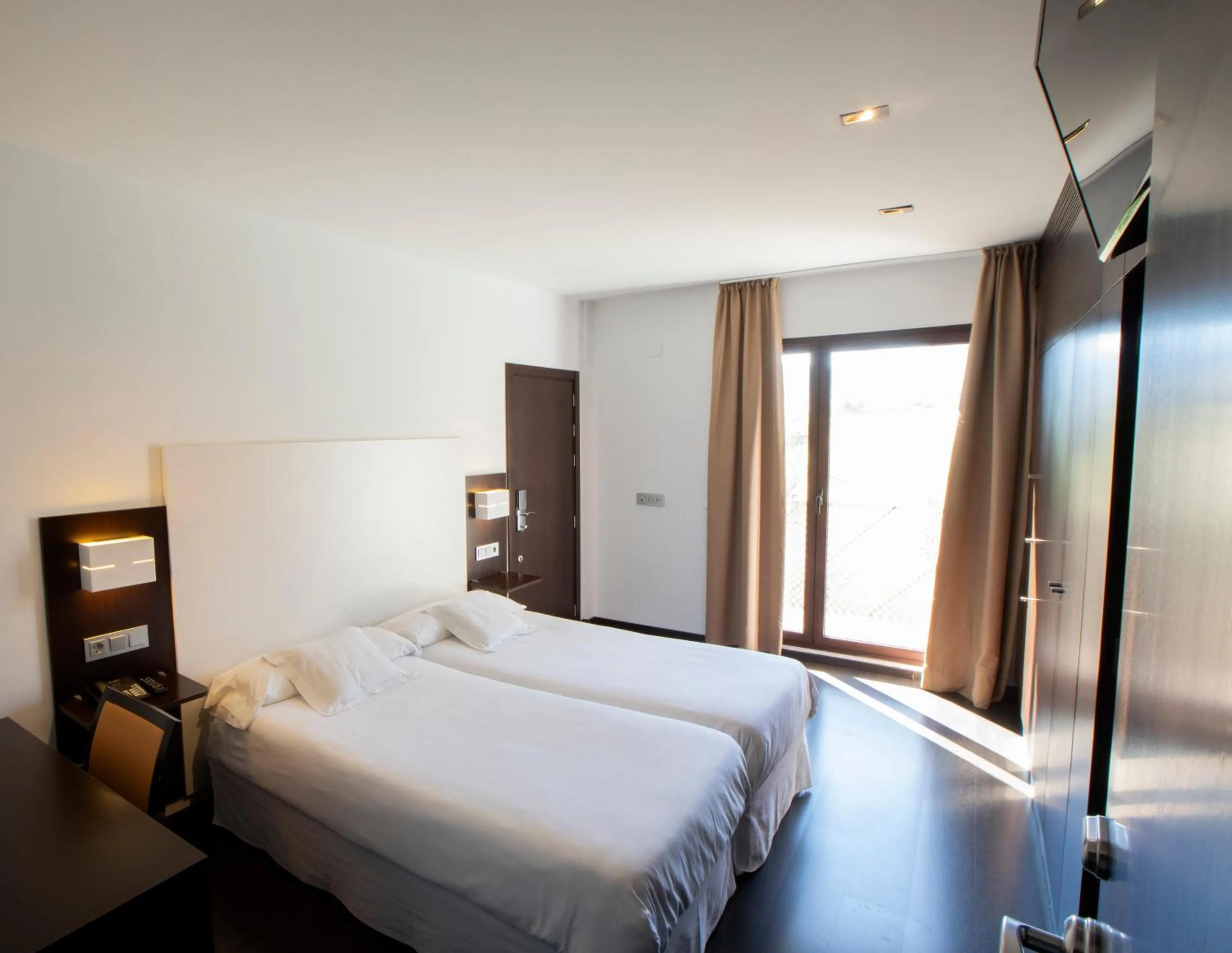 Bed in Hotel Rural Las Monteras