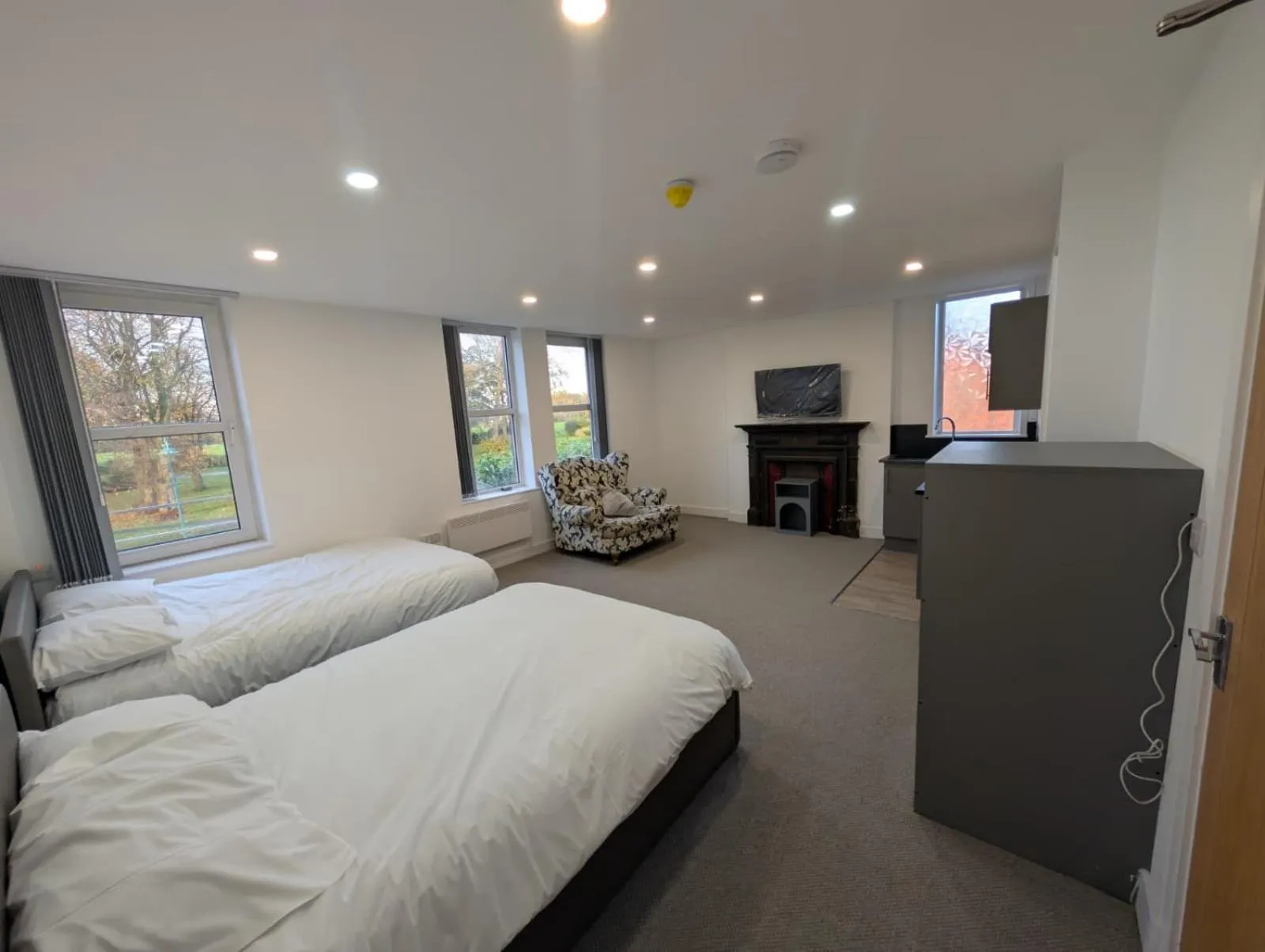 Bedroom, Bed in Park Lodge Preston