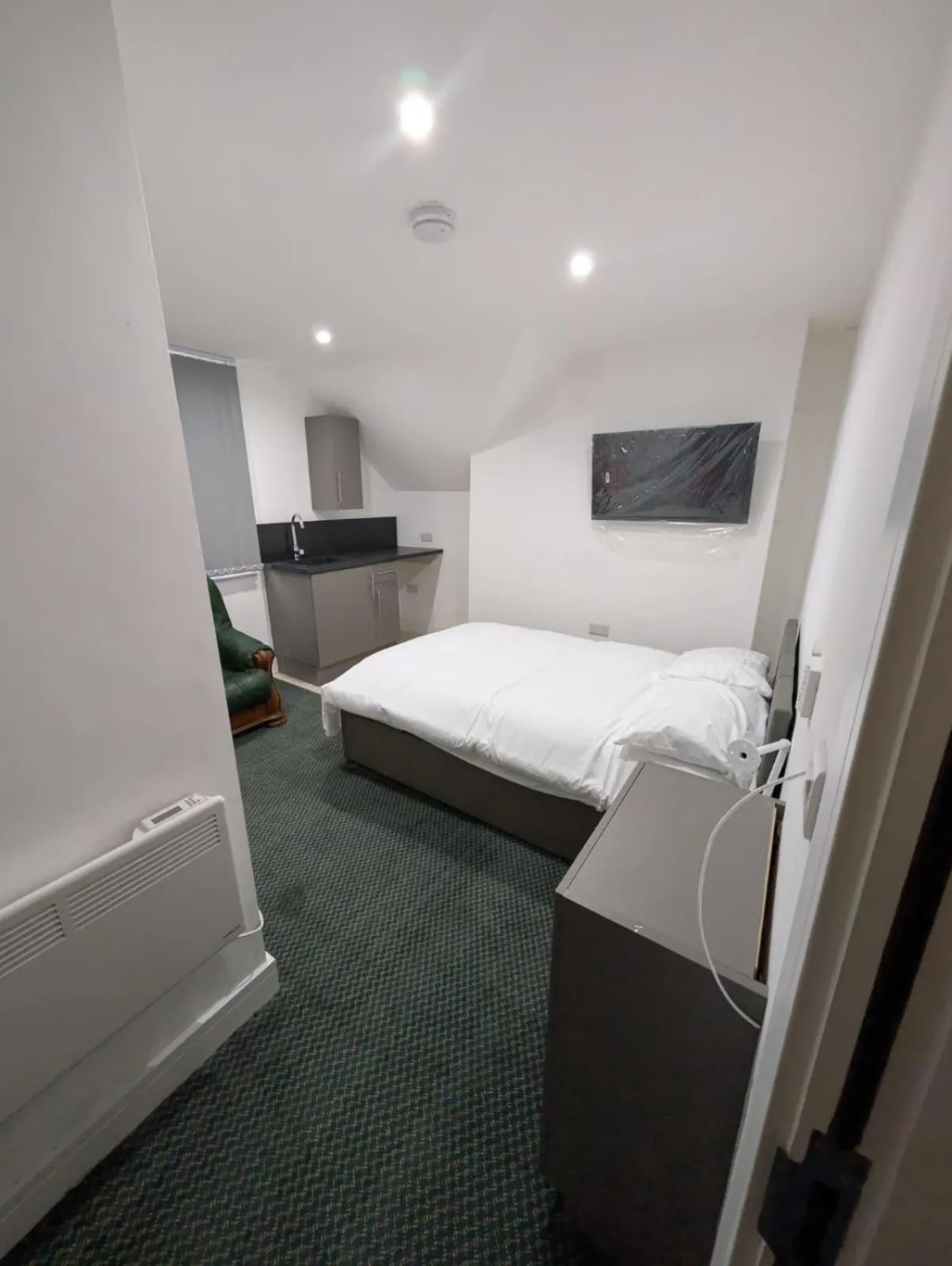 Bedroom, Bed in Park Lodge Preston