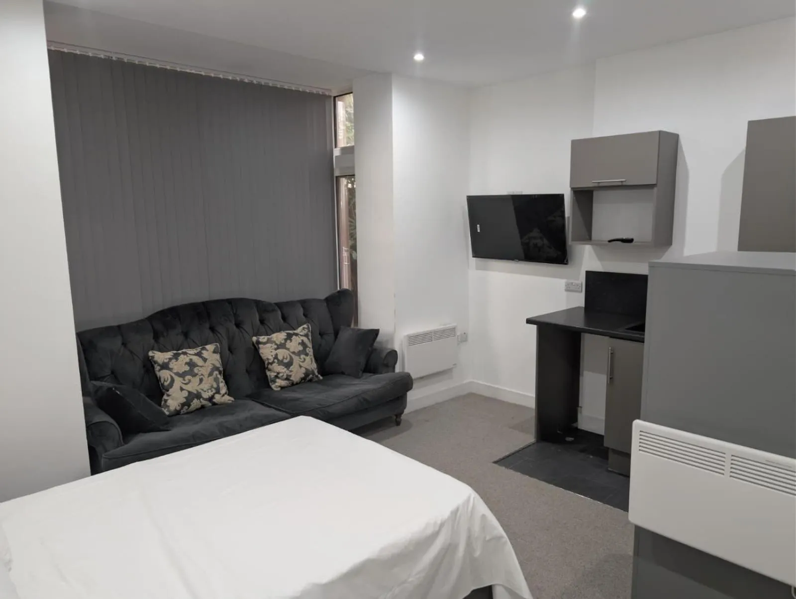 Bedroom, Bed in Park Lodge Preston