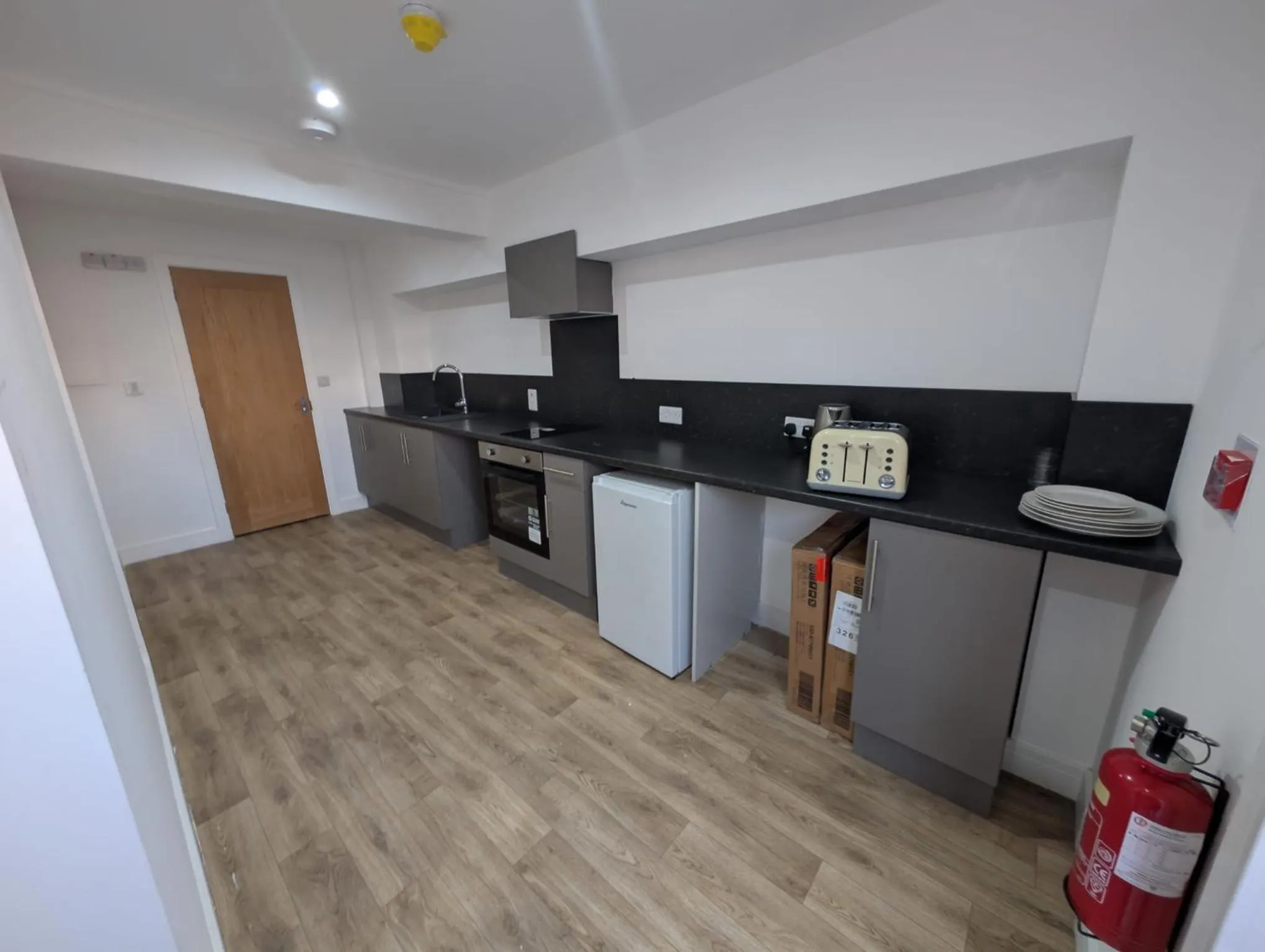 Kitchen or kitchenette in Park Lodge Preston