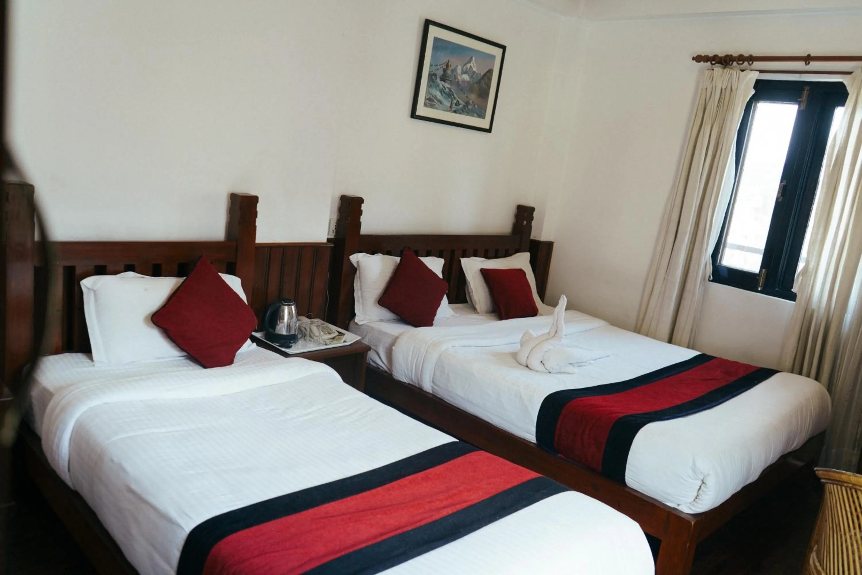 Bed in Eco Home Kathmandu
