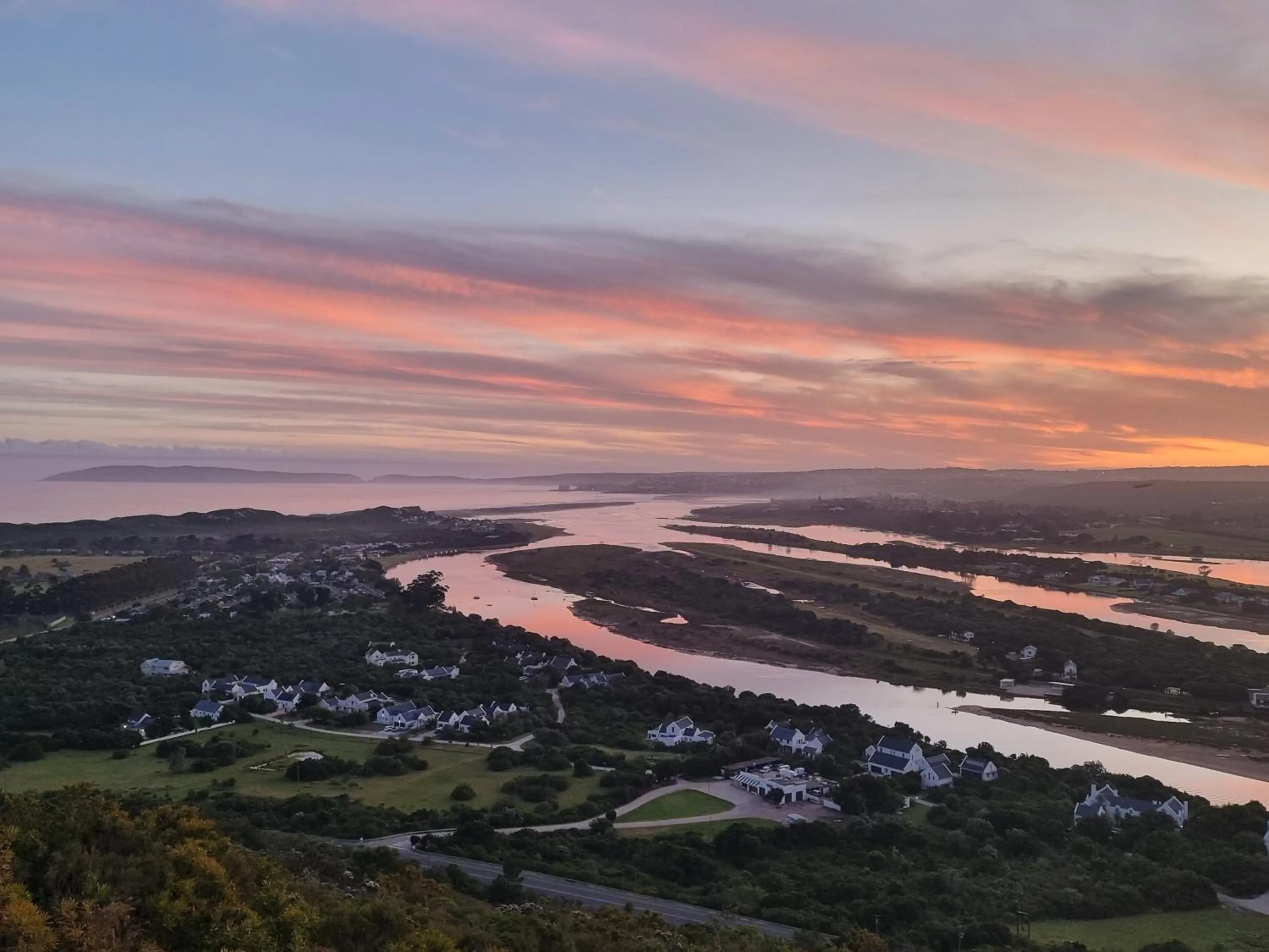 Sunset in Alkantmooi Private Nature Reserve - Keursee