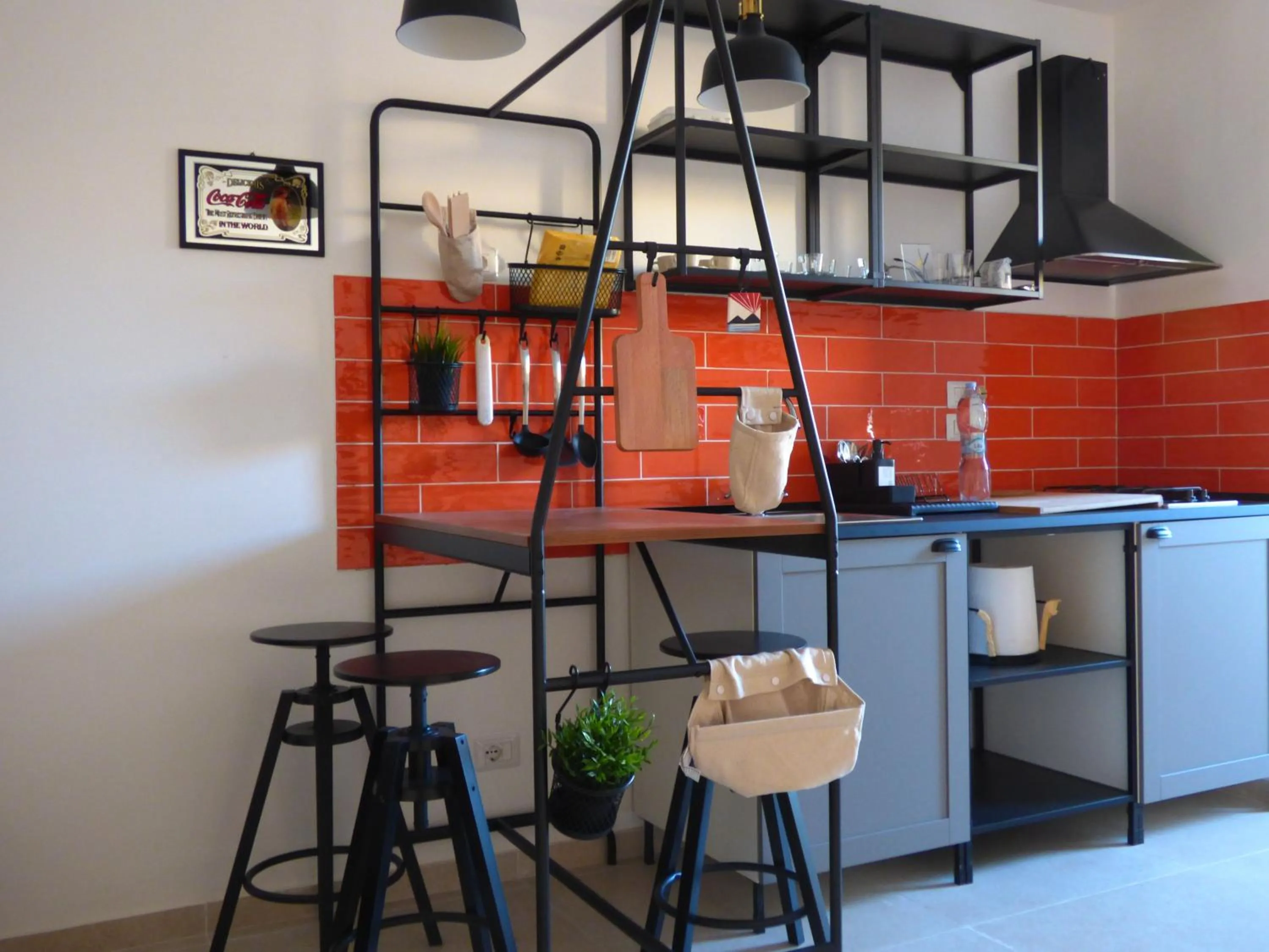 Kitchen or kitchenette in Napoletando bed and breakfast