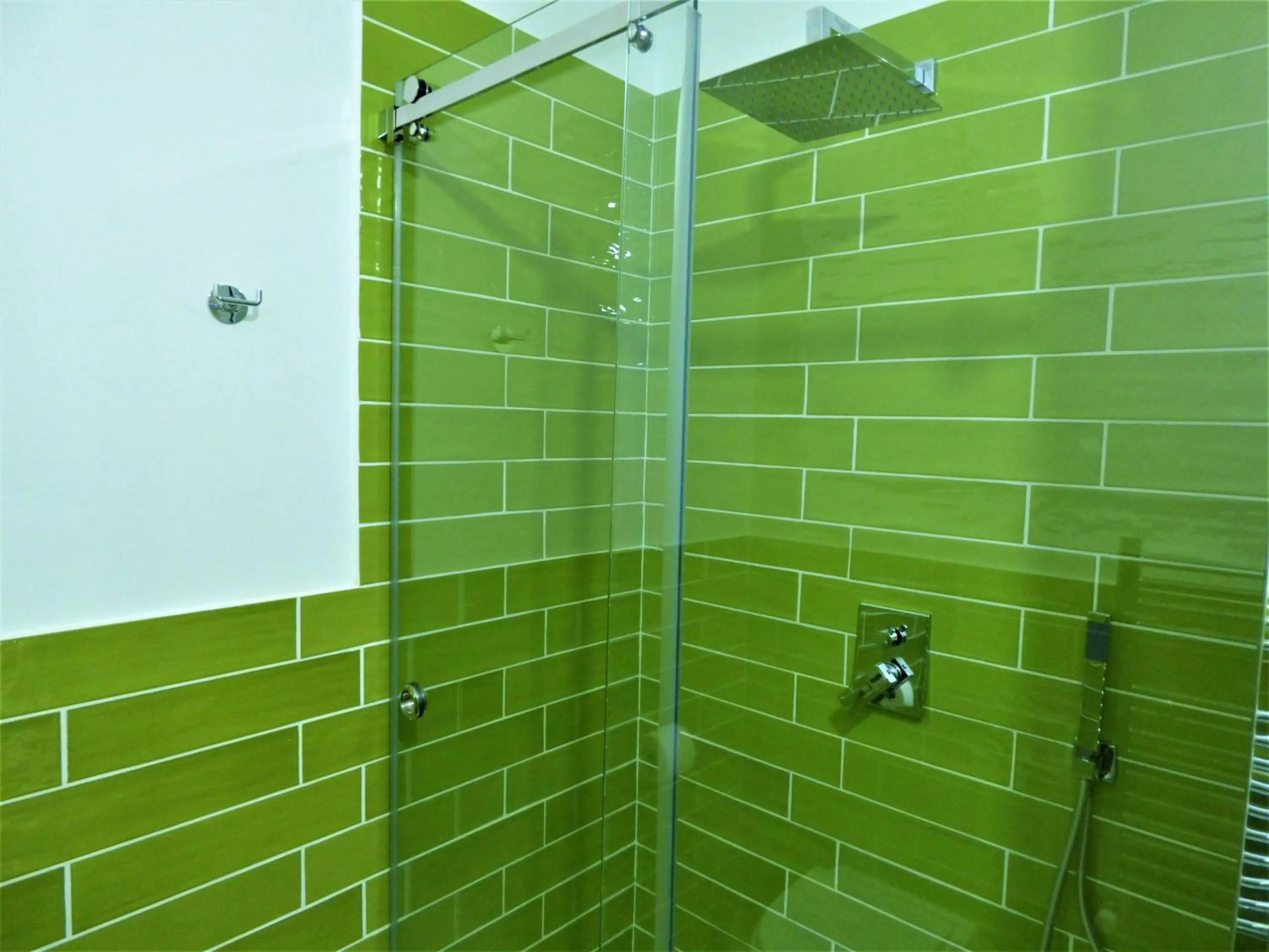Shower in Napoletando bed and breakfast
