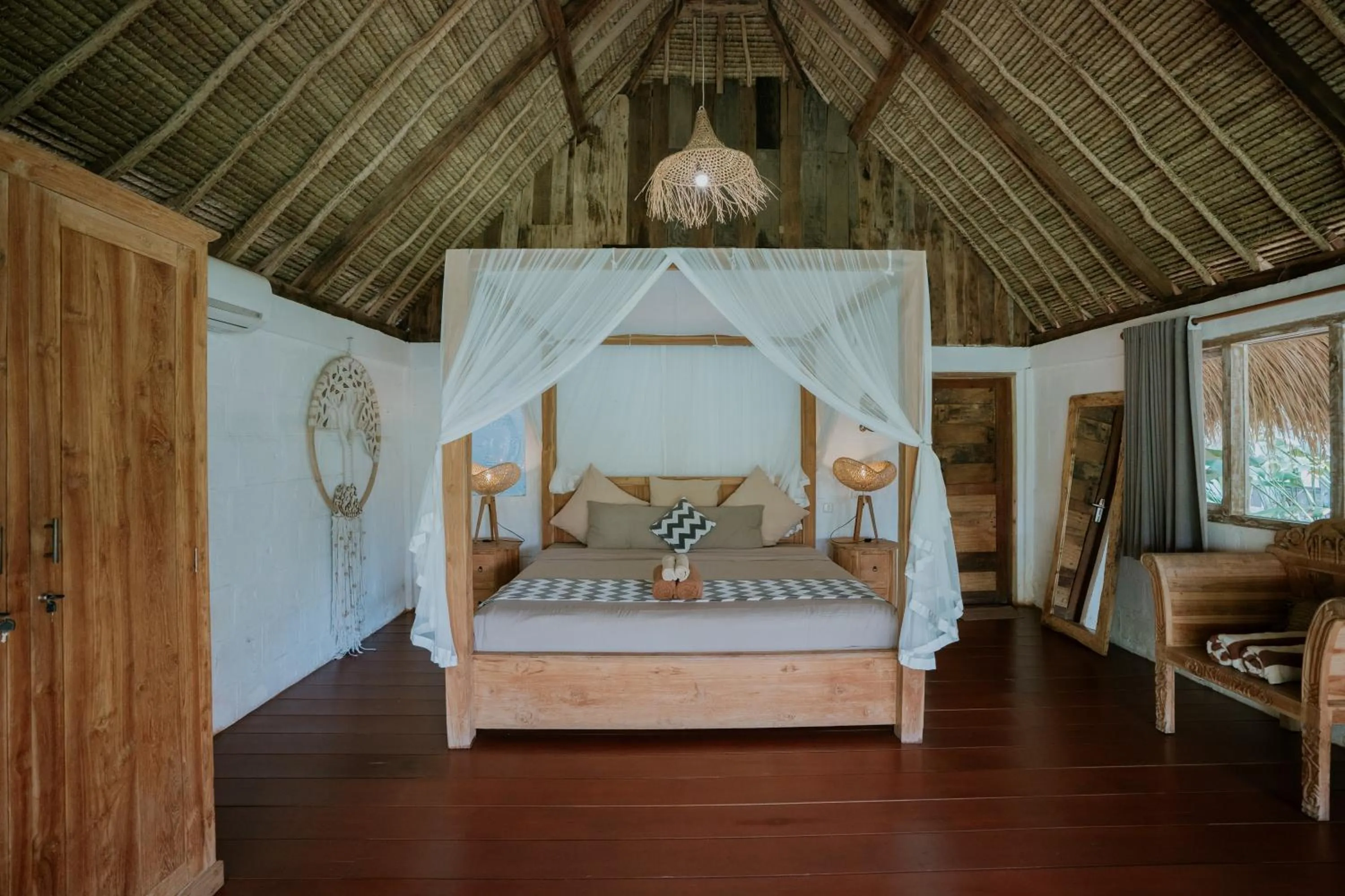 Floor plan, Bed in Le Yanandra Bali Resort