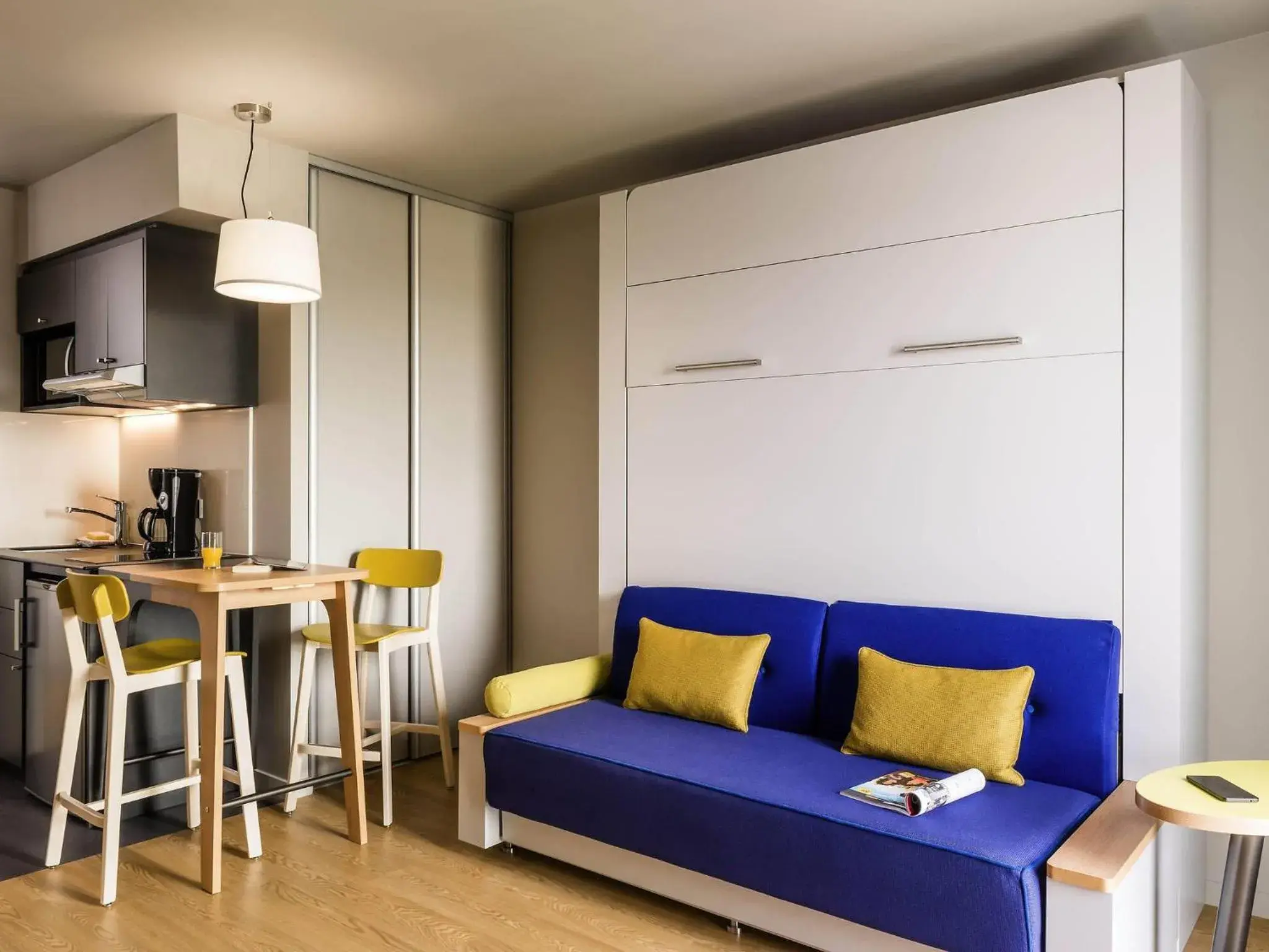 Bedroom in Aparthotel Adagio access Colombes La Défense Bedroom in Aparthotel Adagio access Colombes La Défense