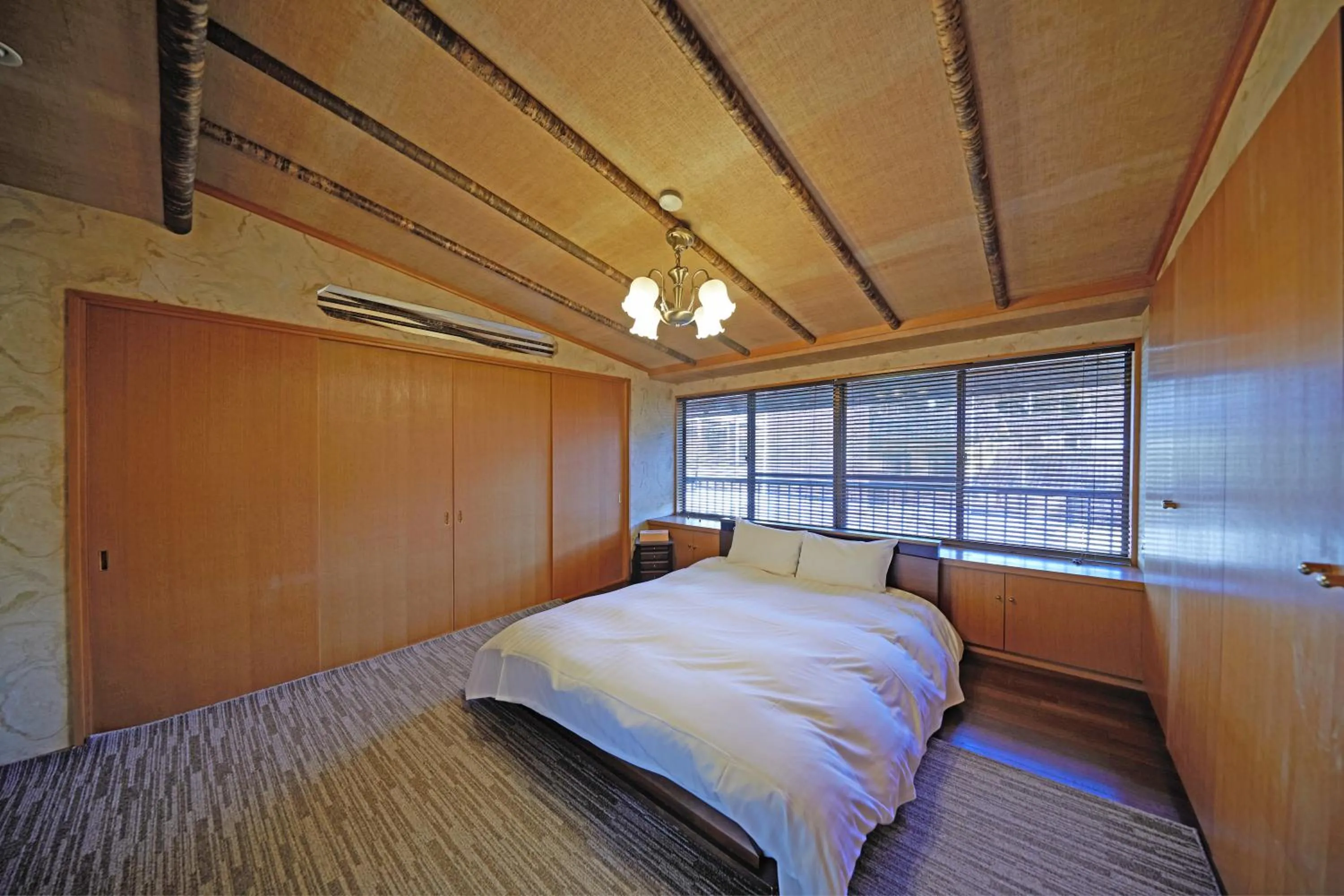 Bed in Kyo-machiya Stay WAKA Fushimiinari
