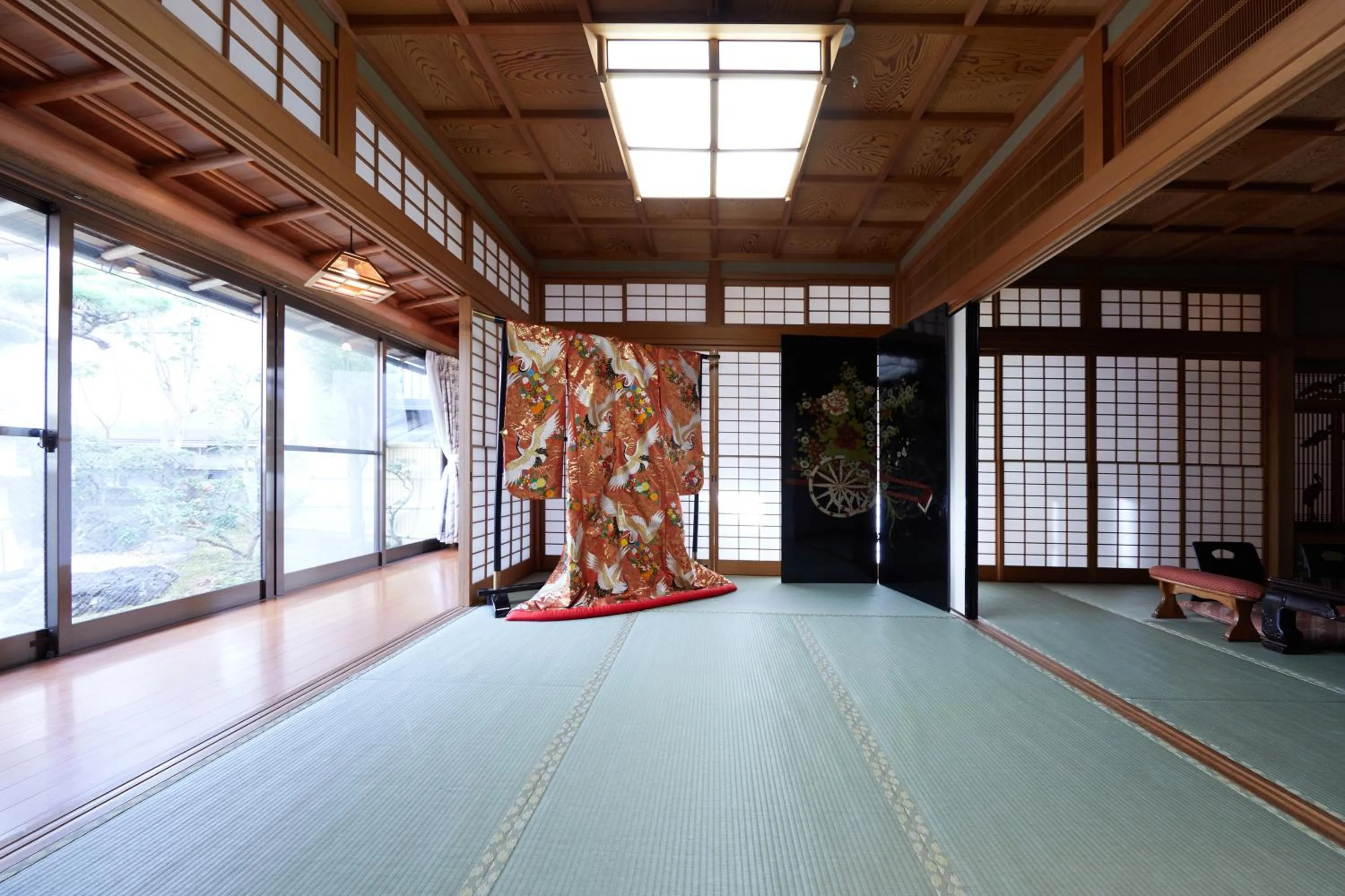 Living room in Kyo-machiya Stay WAKA Fushimiinari