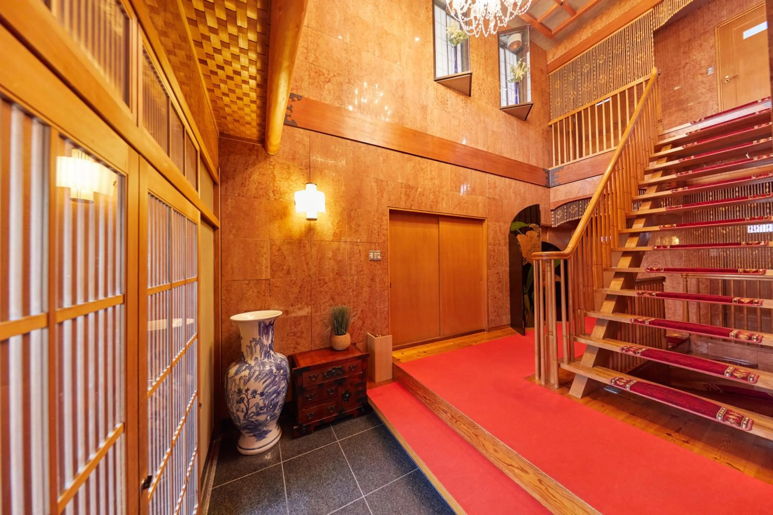 Decorative detail in Kyo-machiya Stay WAKA Fushimiinari