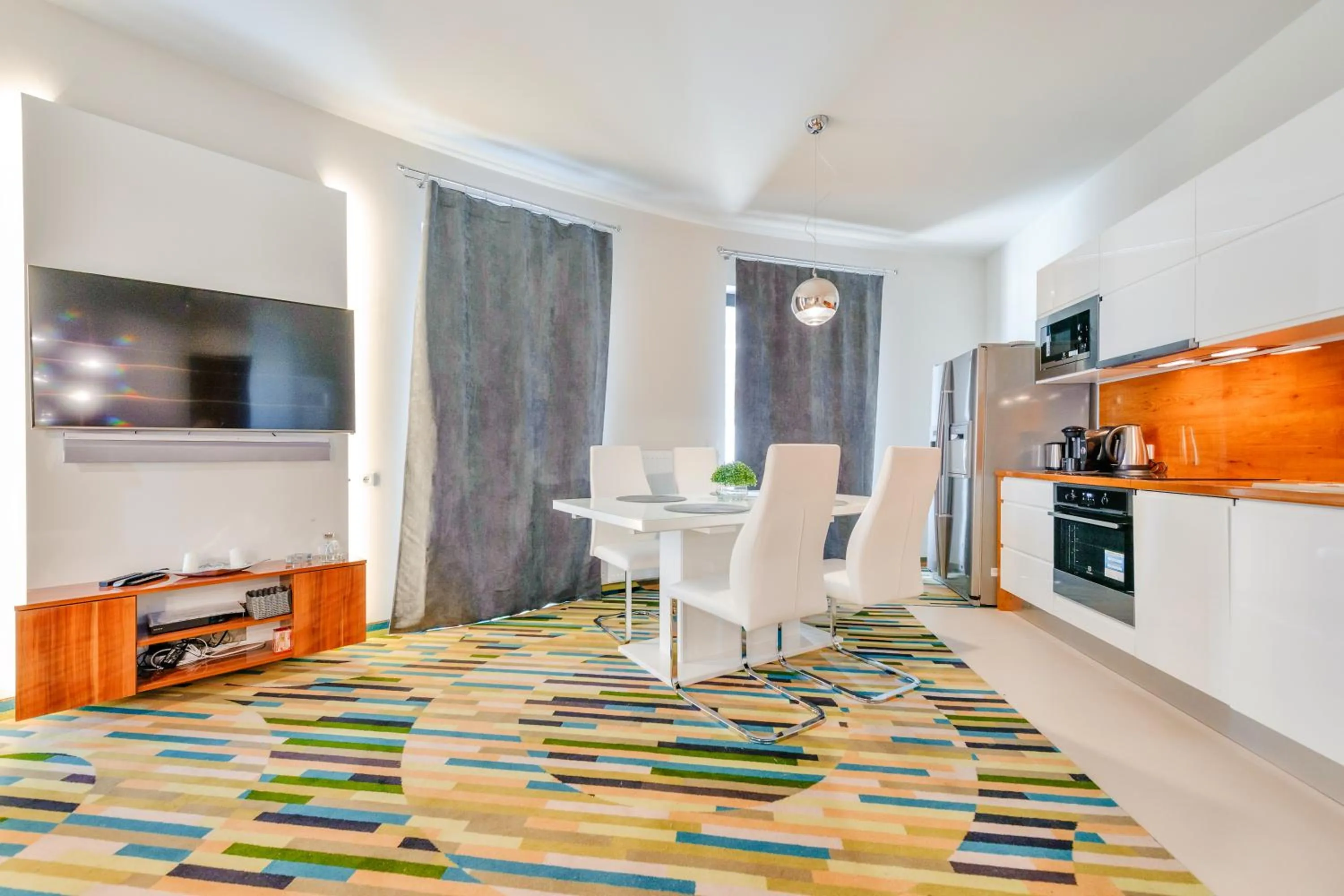 Living room in Baltic Park Molo, Sun & Snow