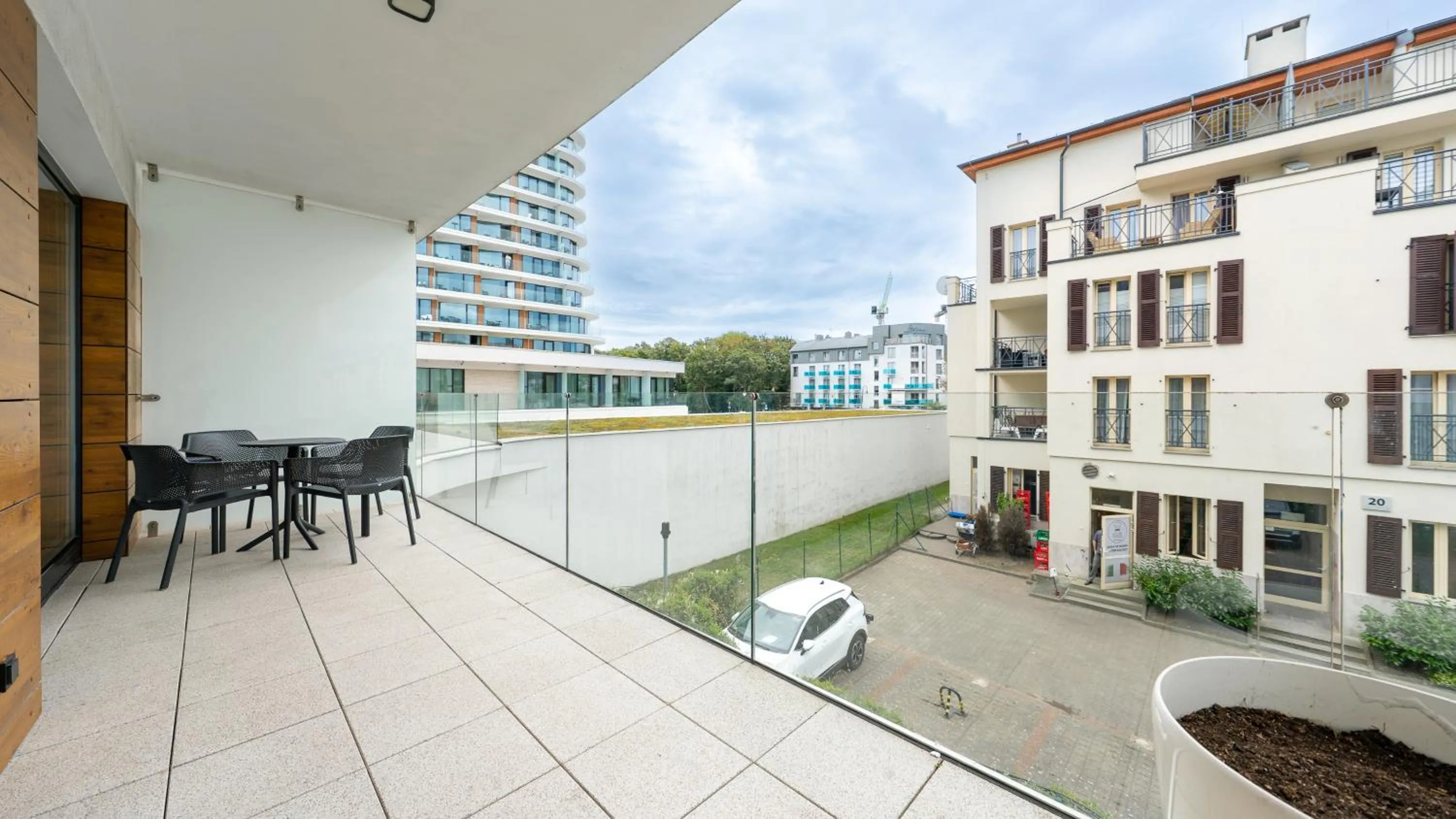 Balcony/Terrace in Baltic Park Molo, Sun & Snow