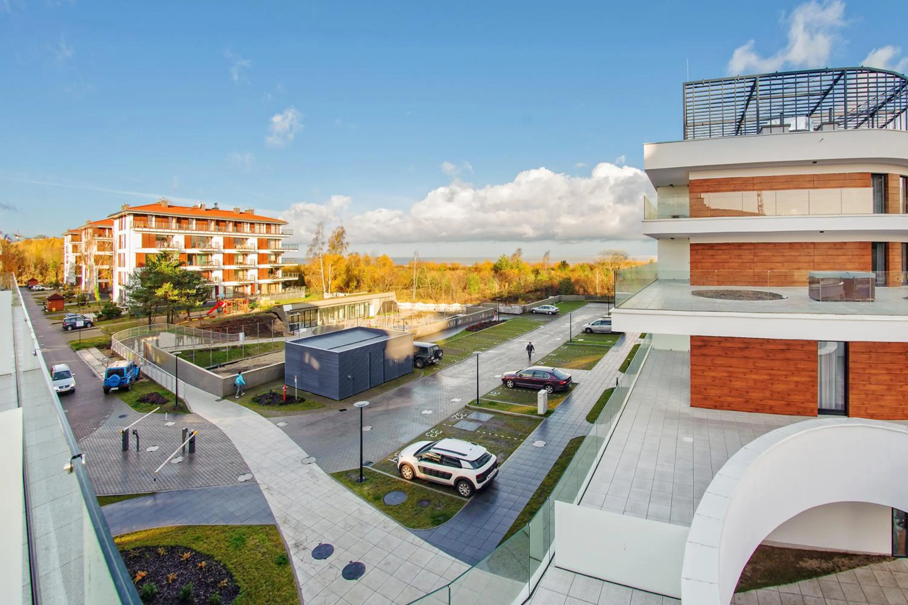 Sea view in Baltic Park Molo, Sun & Snow