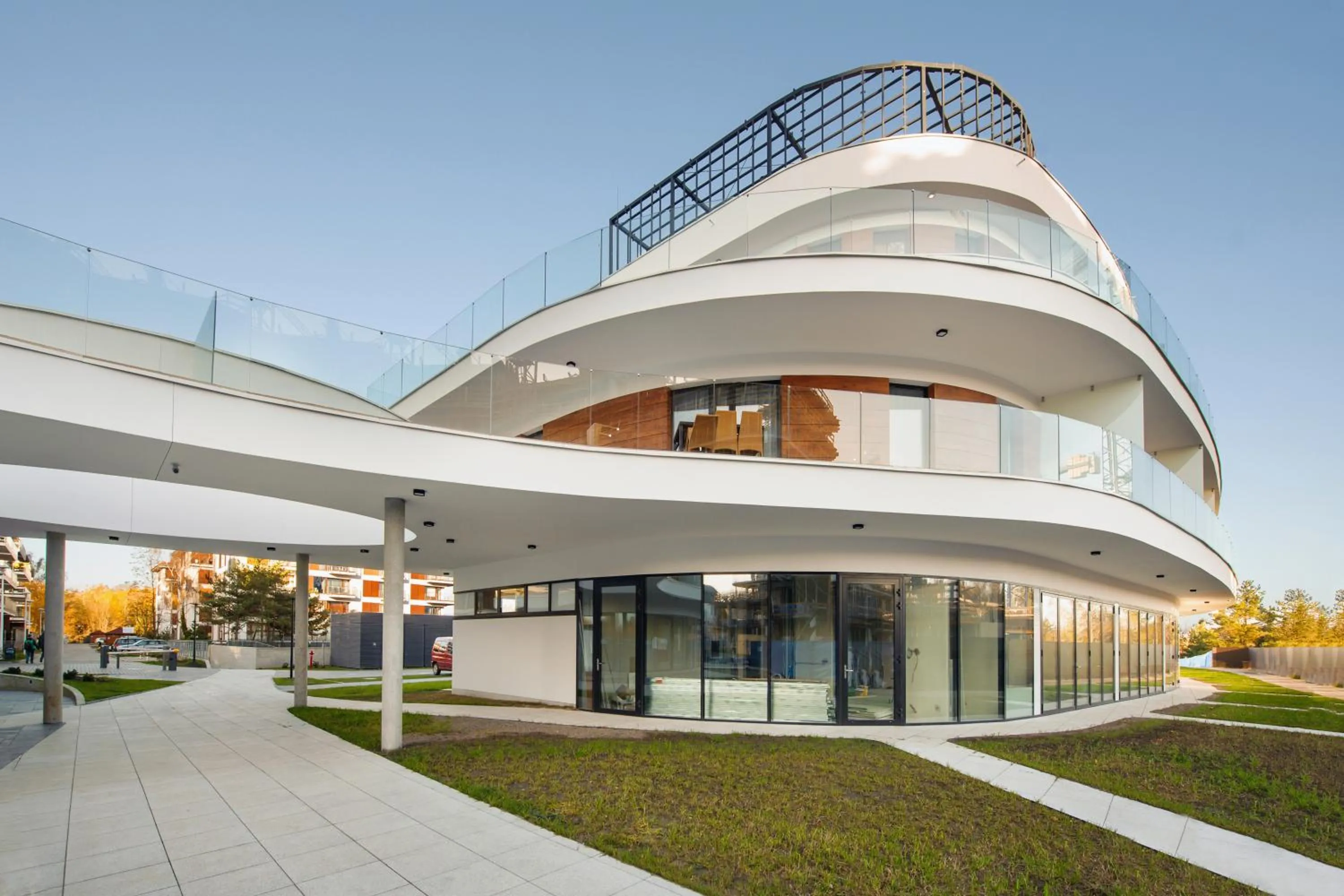 Facade/entrance in Baltic Park Molo, Sun & Snow