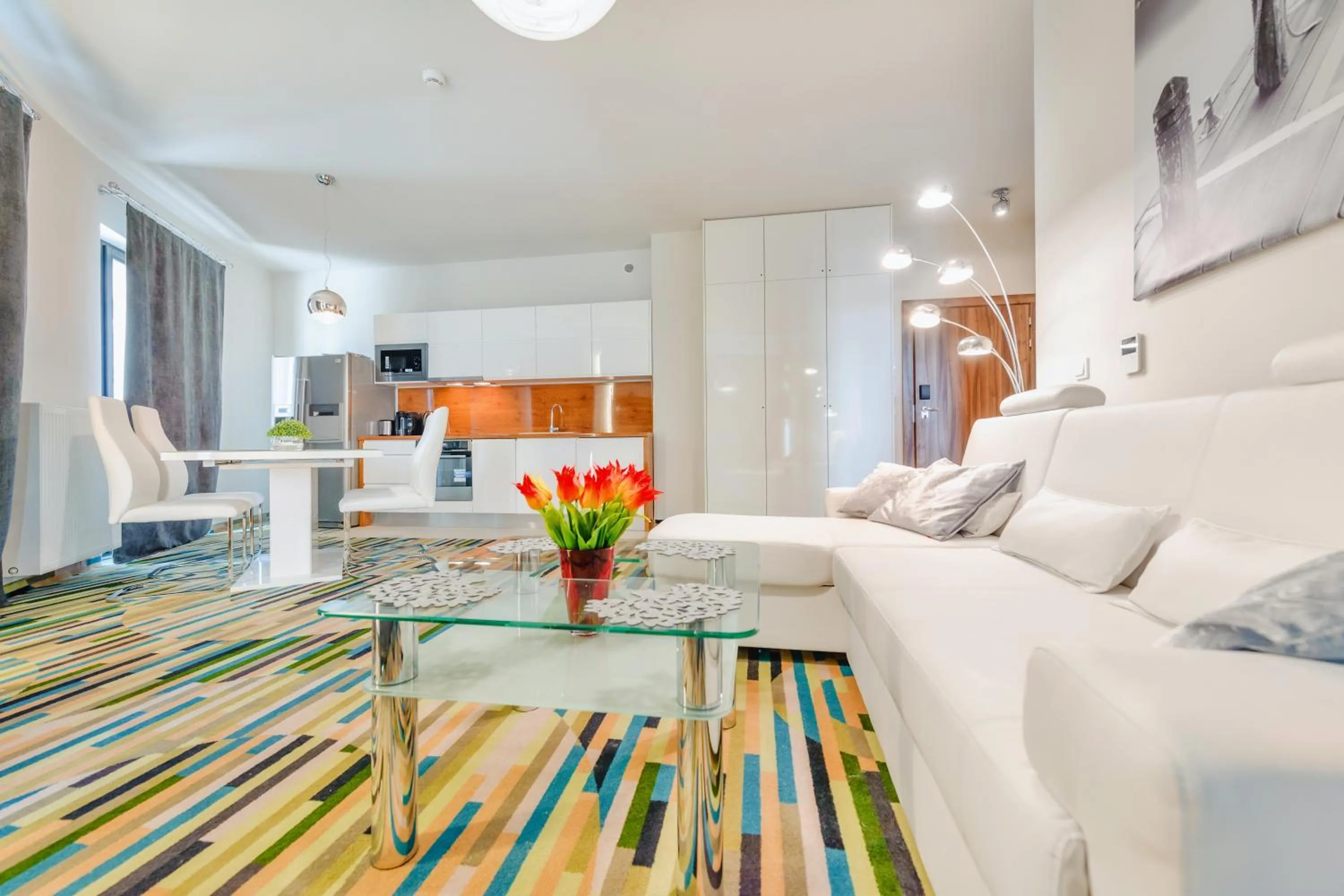 Living room in Baltic Park Molo, Sun & Snow