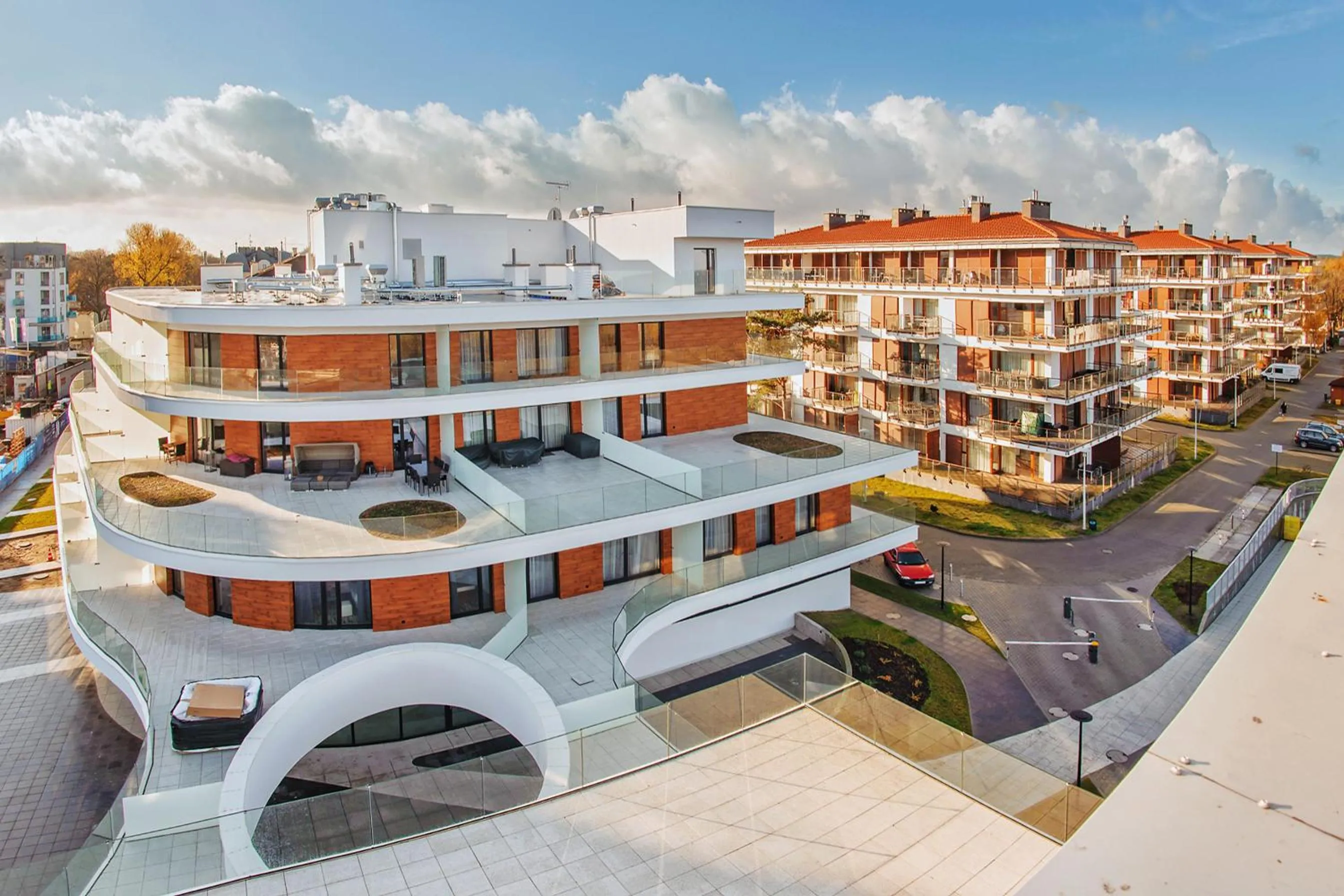 Property building in Baltic Park Molo, Sun & Snow