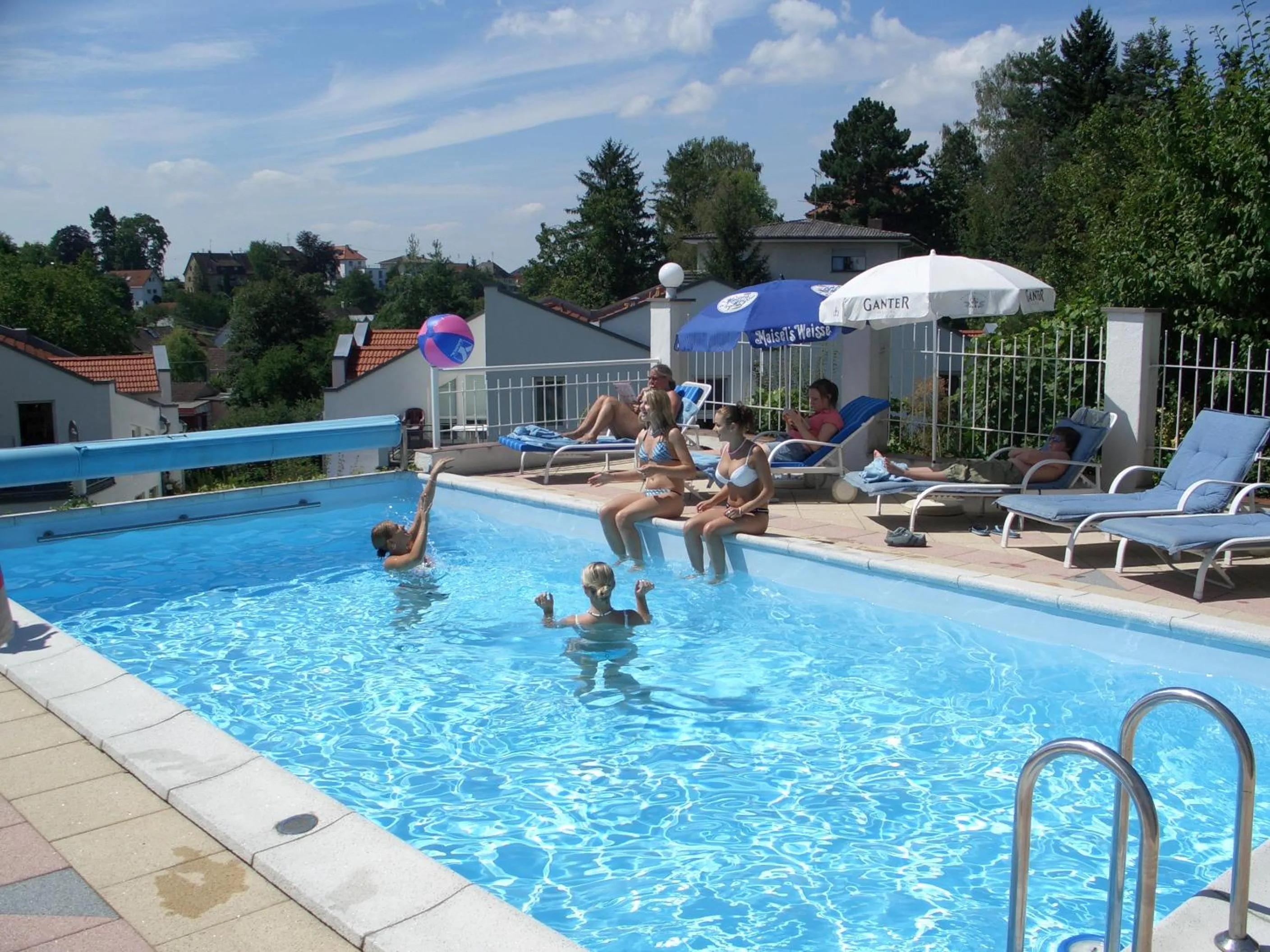 Swimming pool in Sporthotel Schönblick