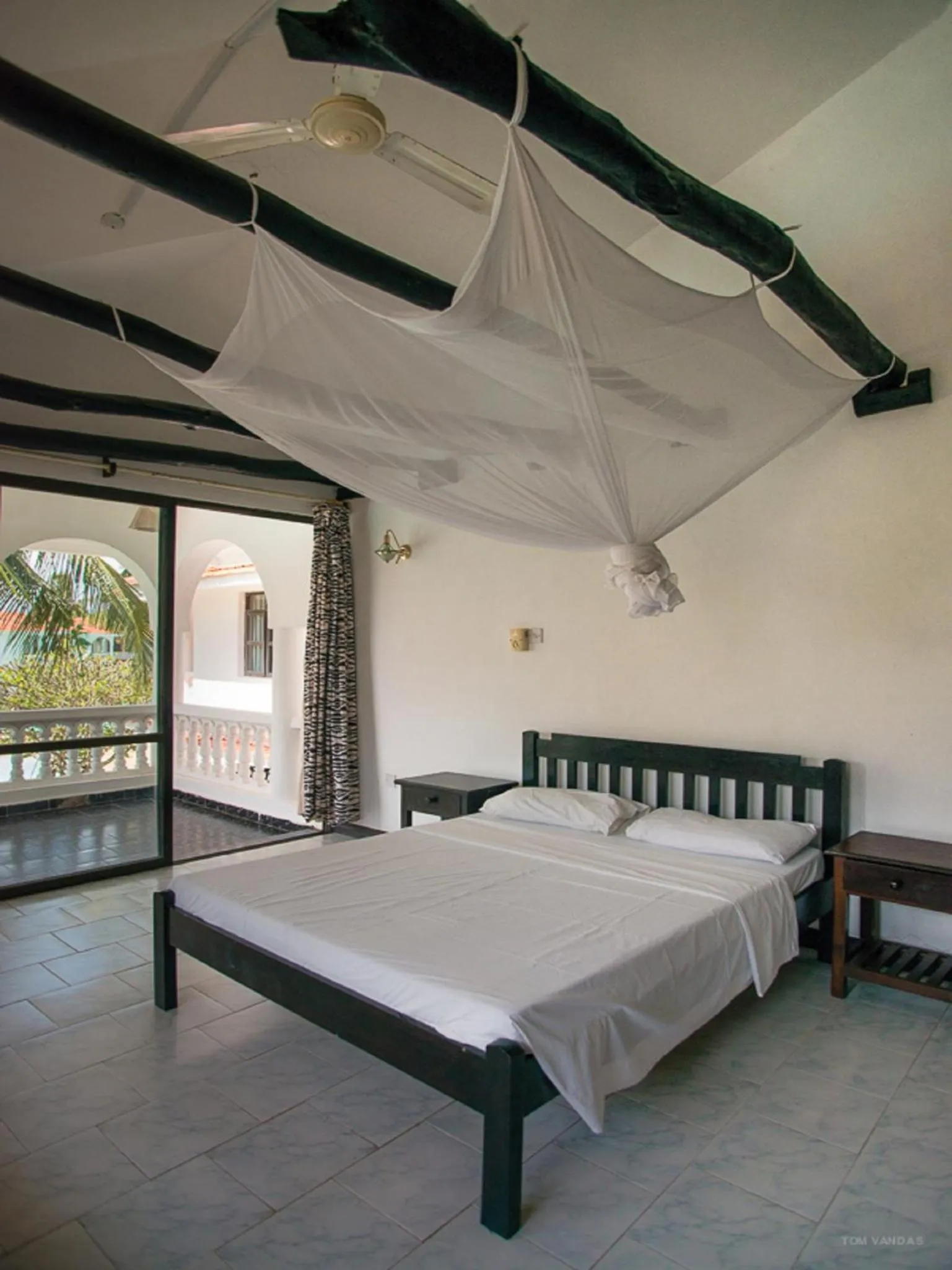 Bedroom, Bed in Bahari Dhow Beach Villas