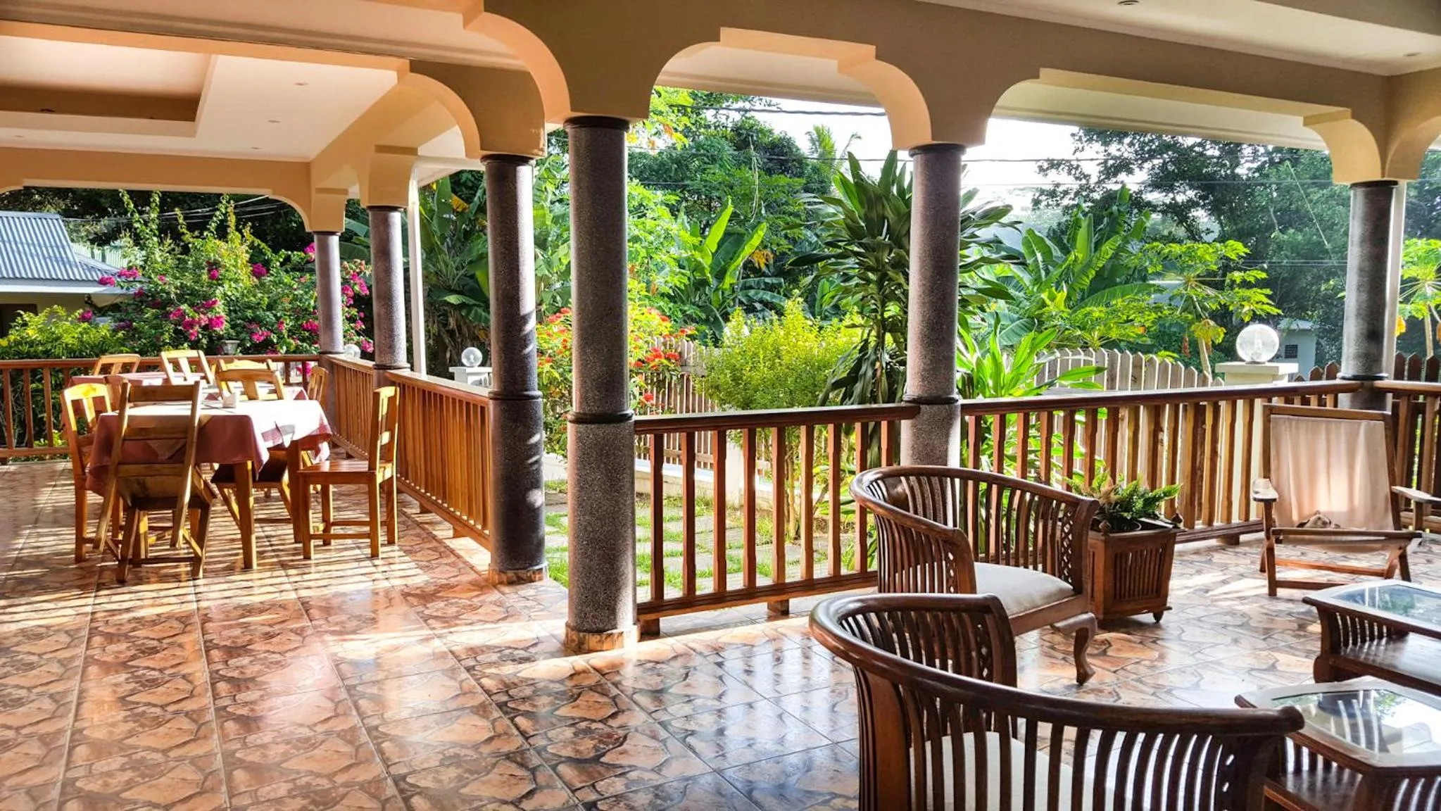 Patio in Bernique Guesthouse