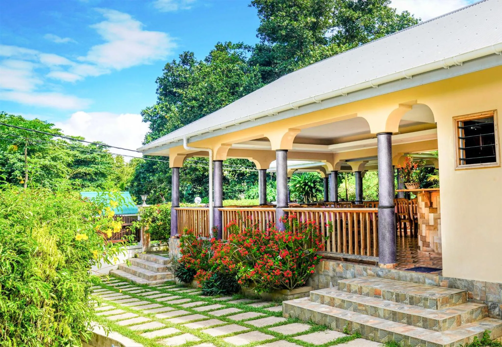 Patio in Bernique Guesthouse
