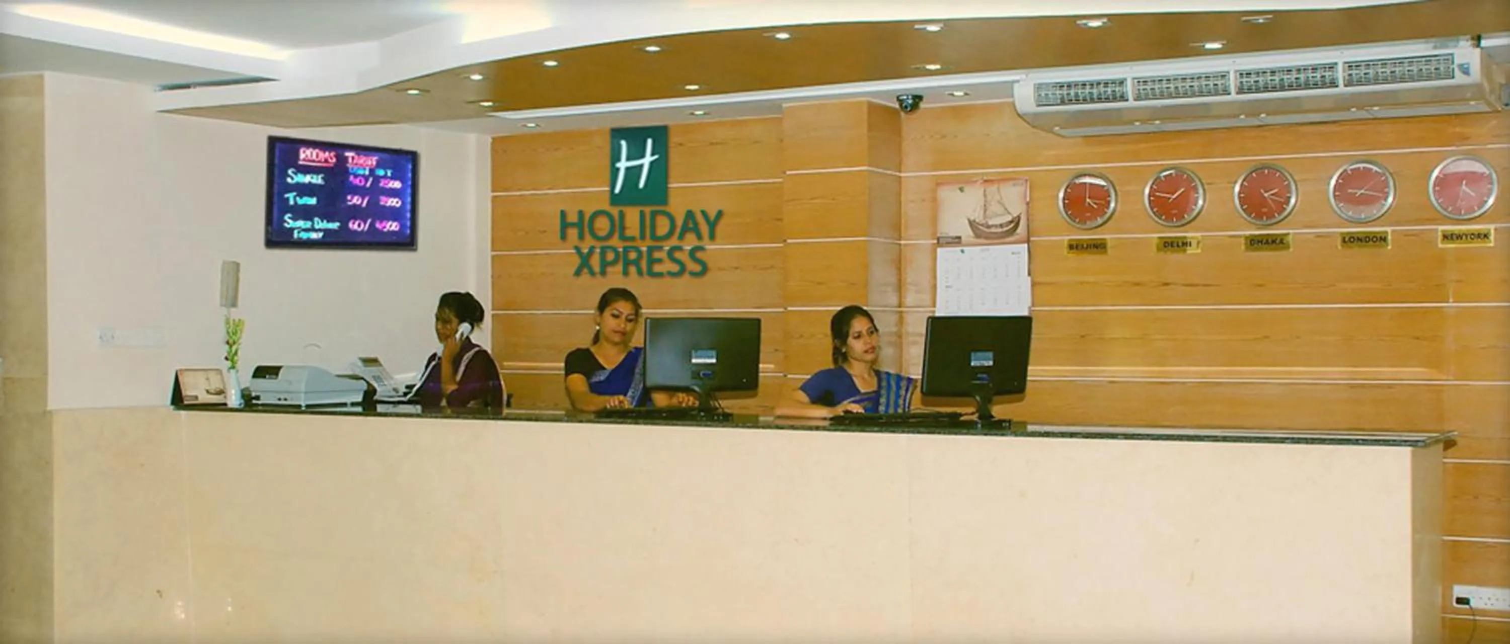 Staff in Holiday Xpress