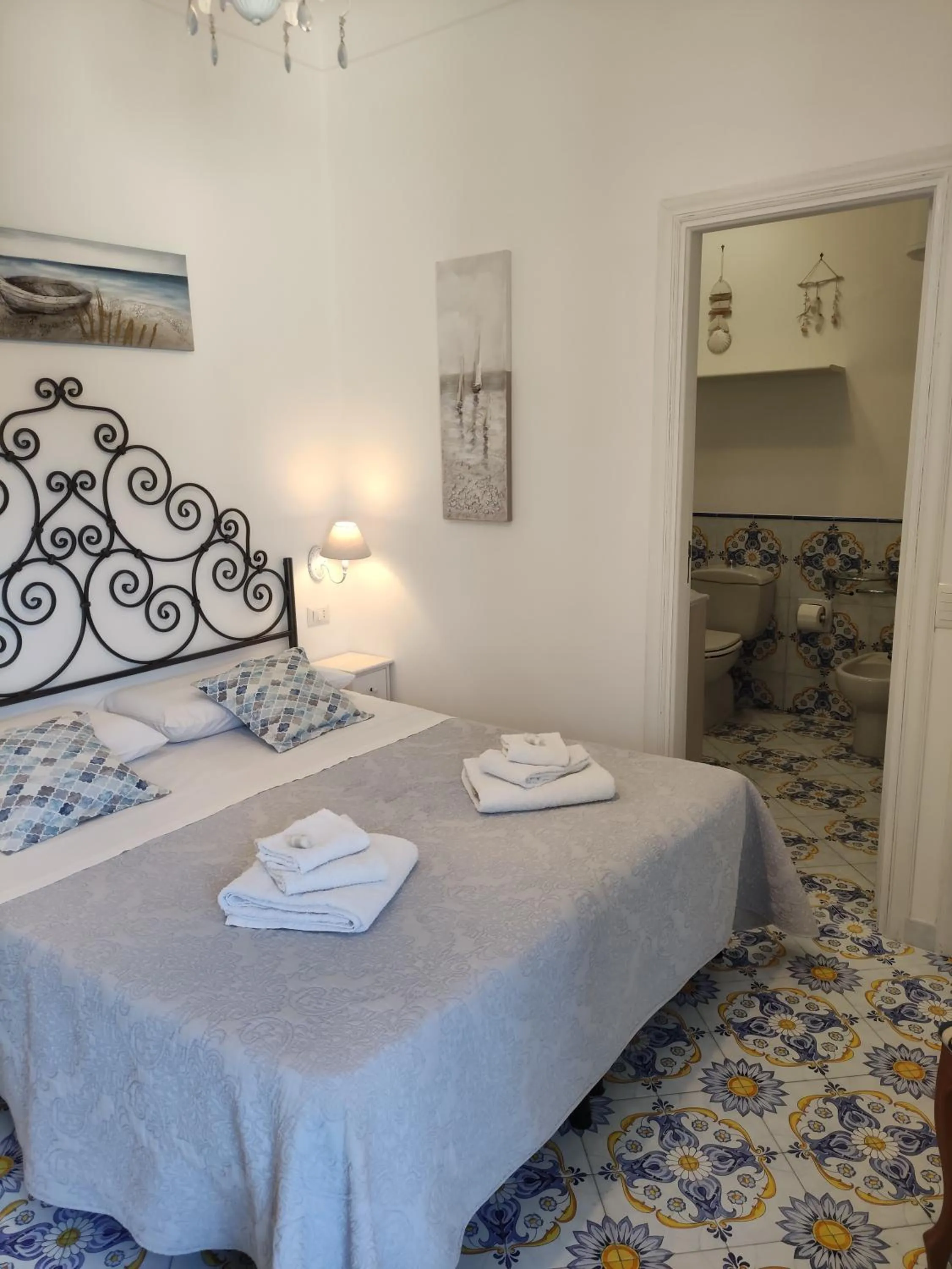 Bed in B&B Villa Cristina