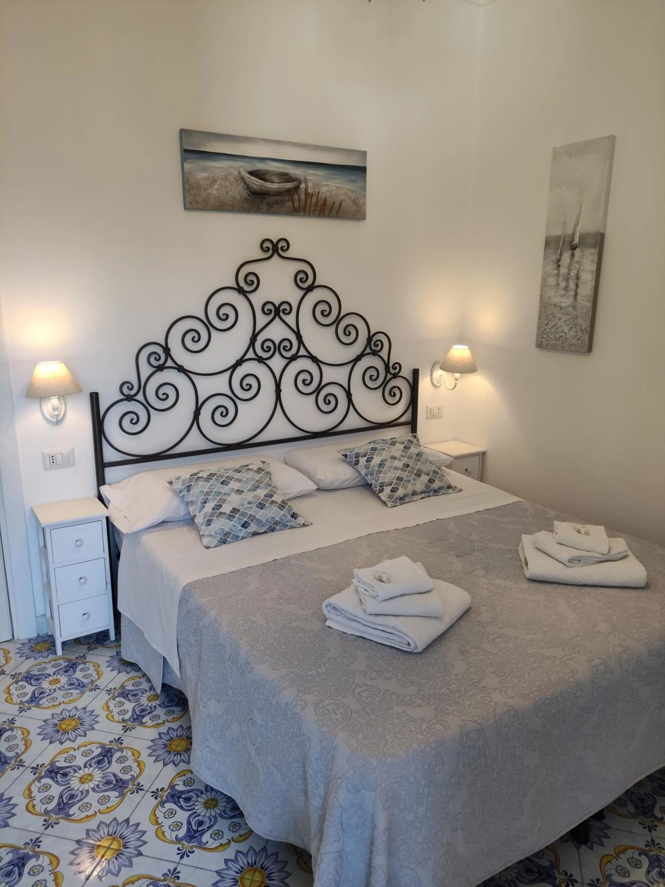 Bed in B&B Villa Cristina