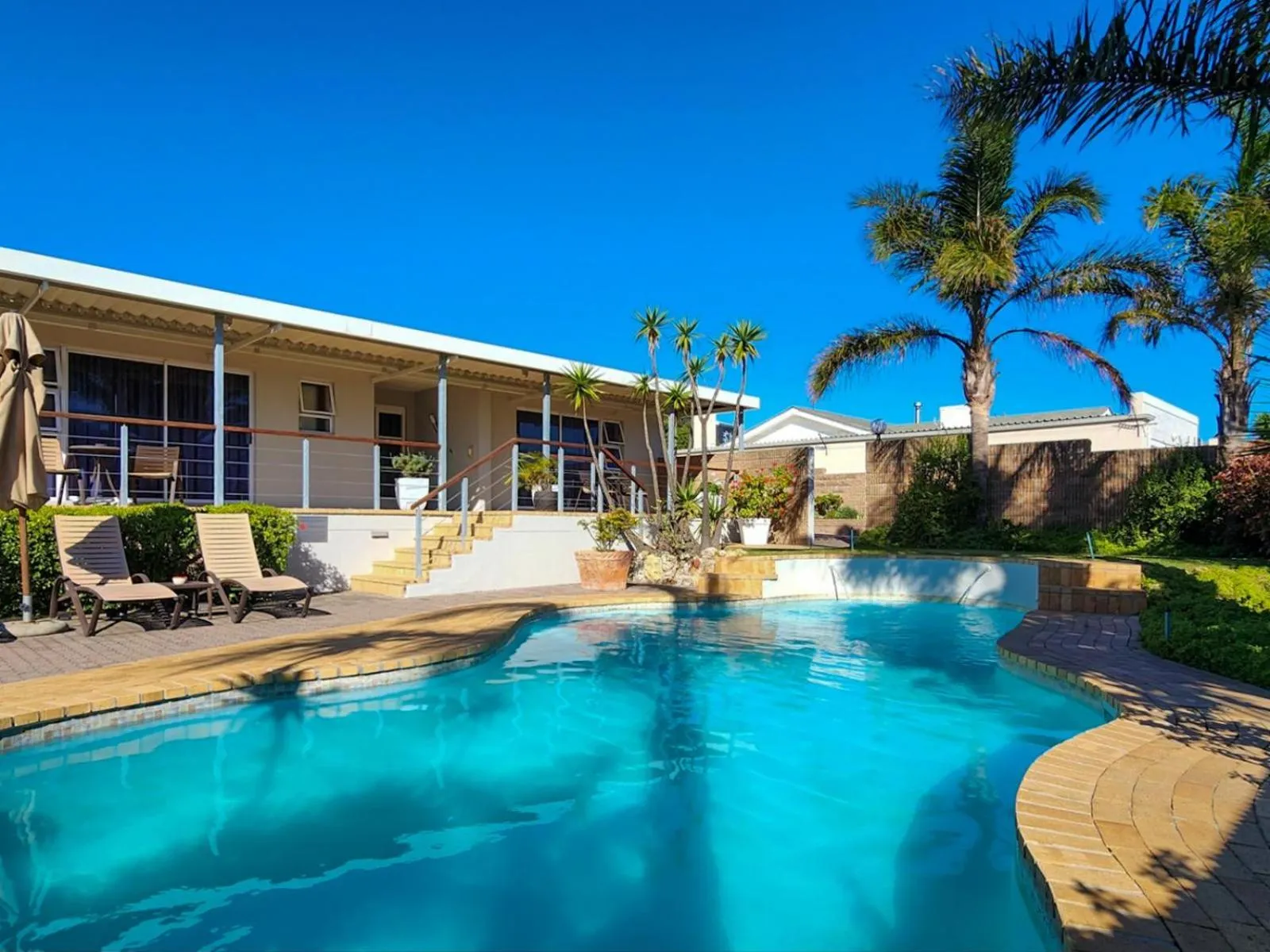 Swimming pool in Hajo's Lodge & Spa